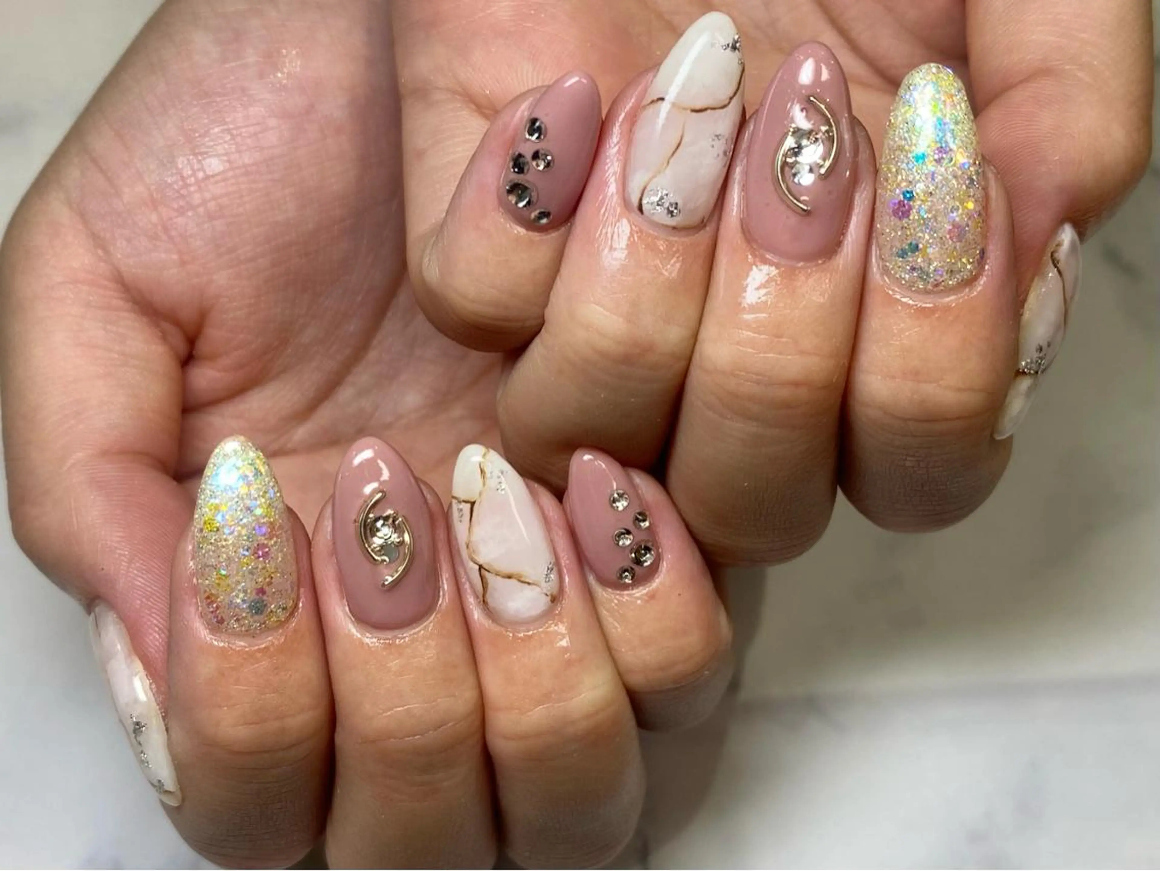 ネイル ハンドネイル L'ecrin所属・L'ecrin 田中のネイルデザイン