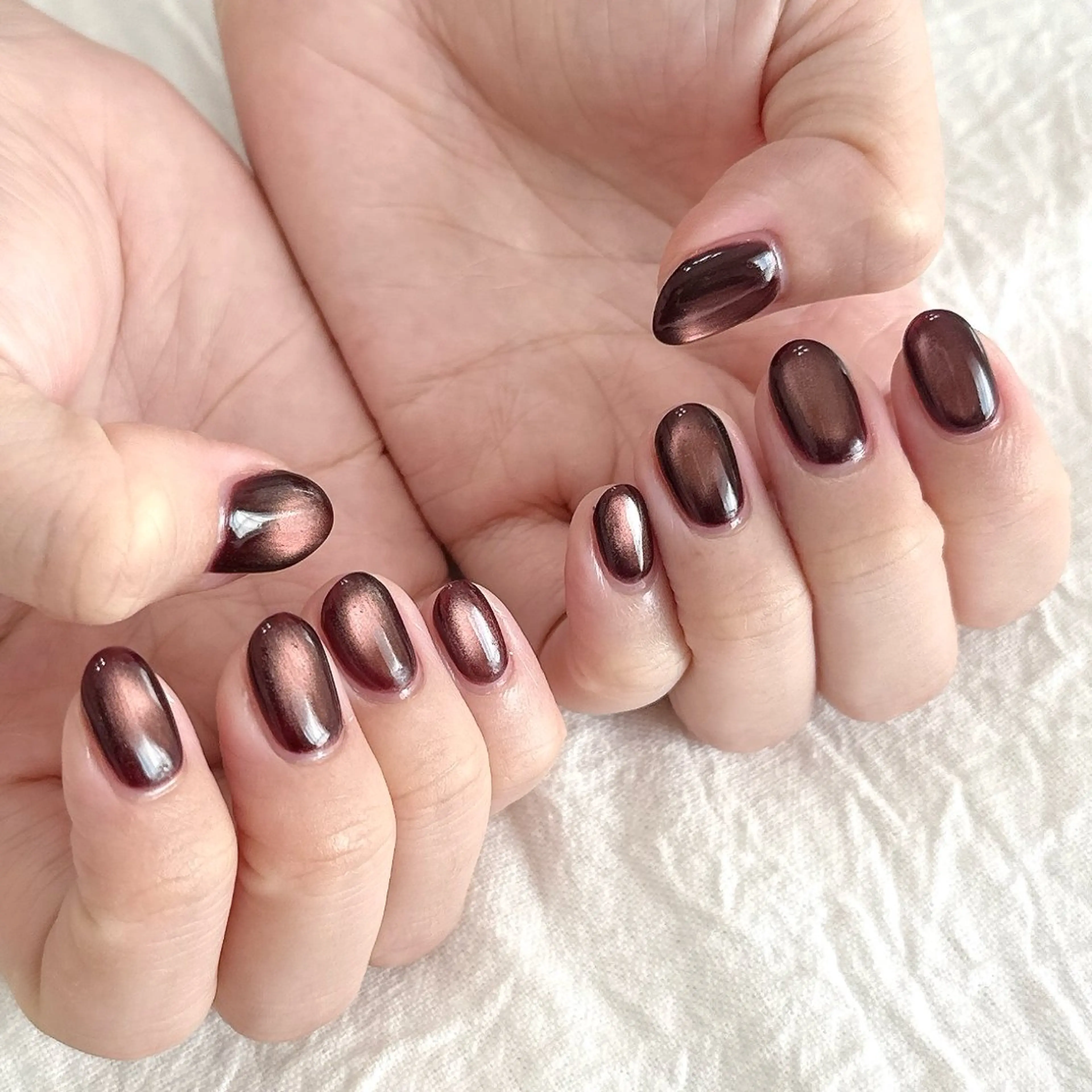 ネイル マグネットネイル ハンドネイル peaberry nailのネイルデザイン