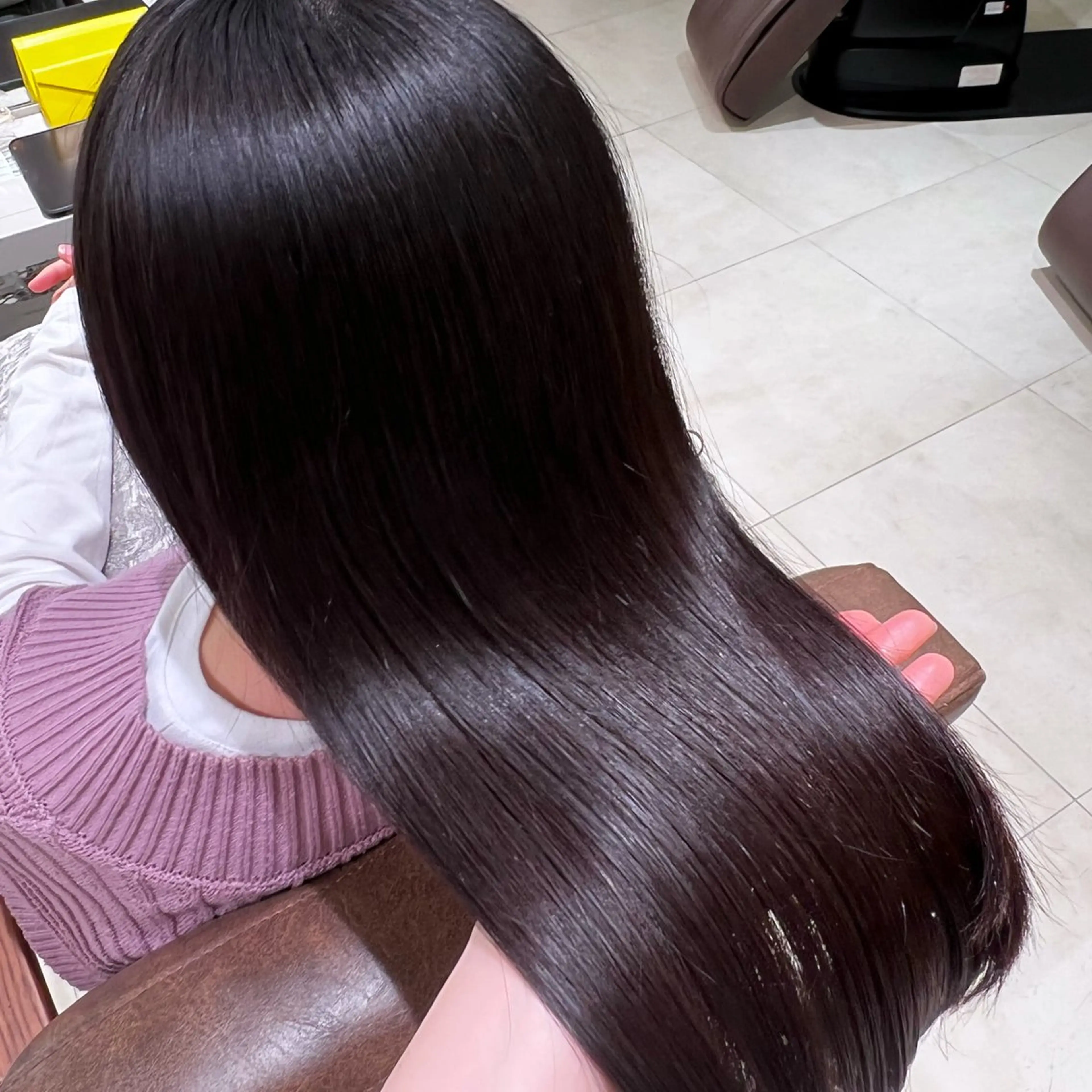 ロング カラー 艶カラー🩵中久保 舞優🩵のヘアスタイル