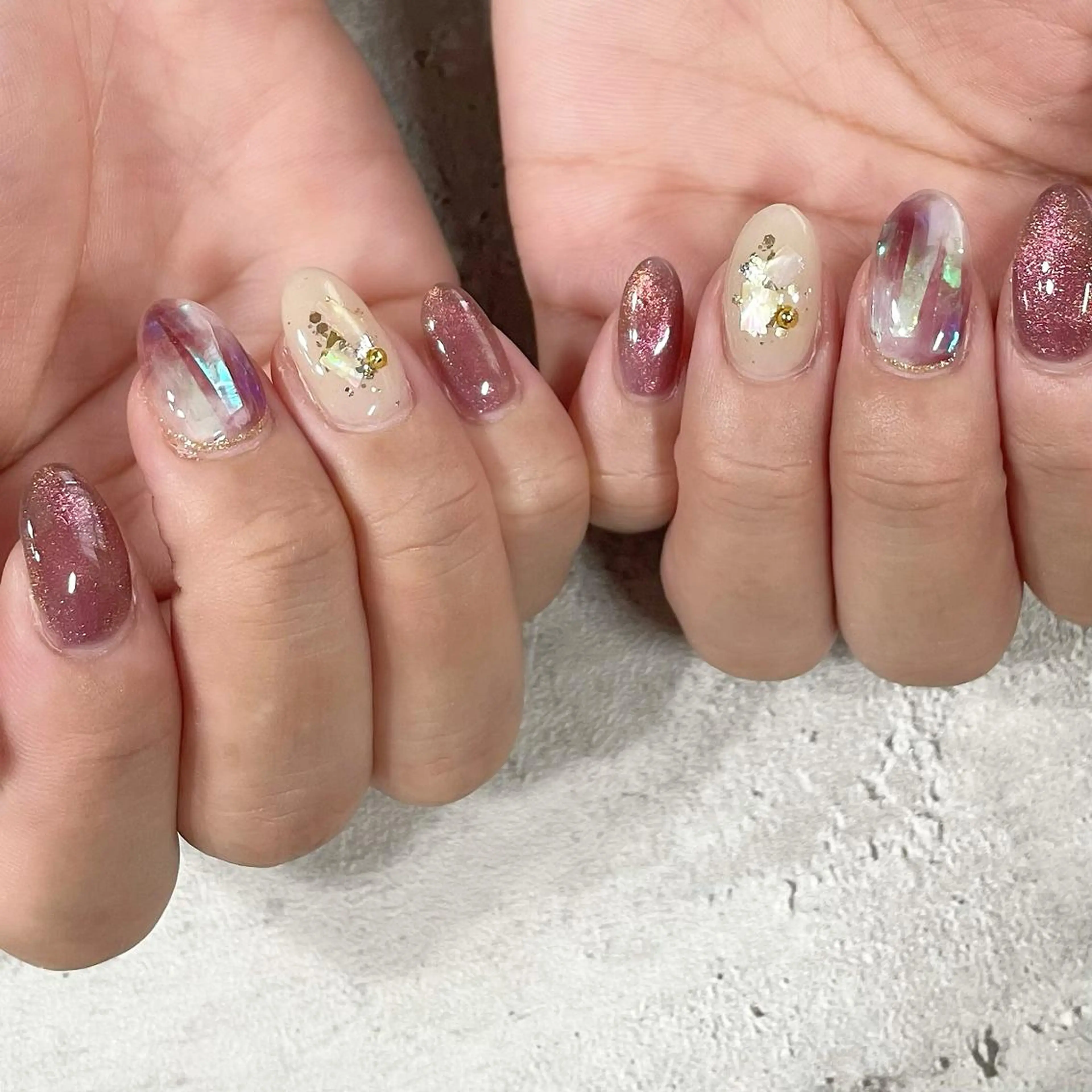 ネイル ジェルネイル 東 千夏のネイルデザイン