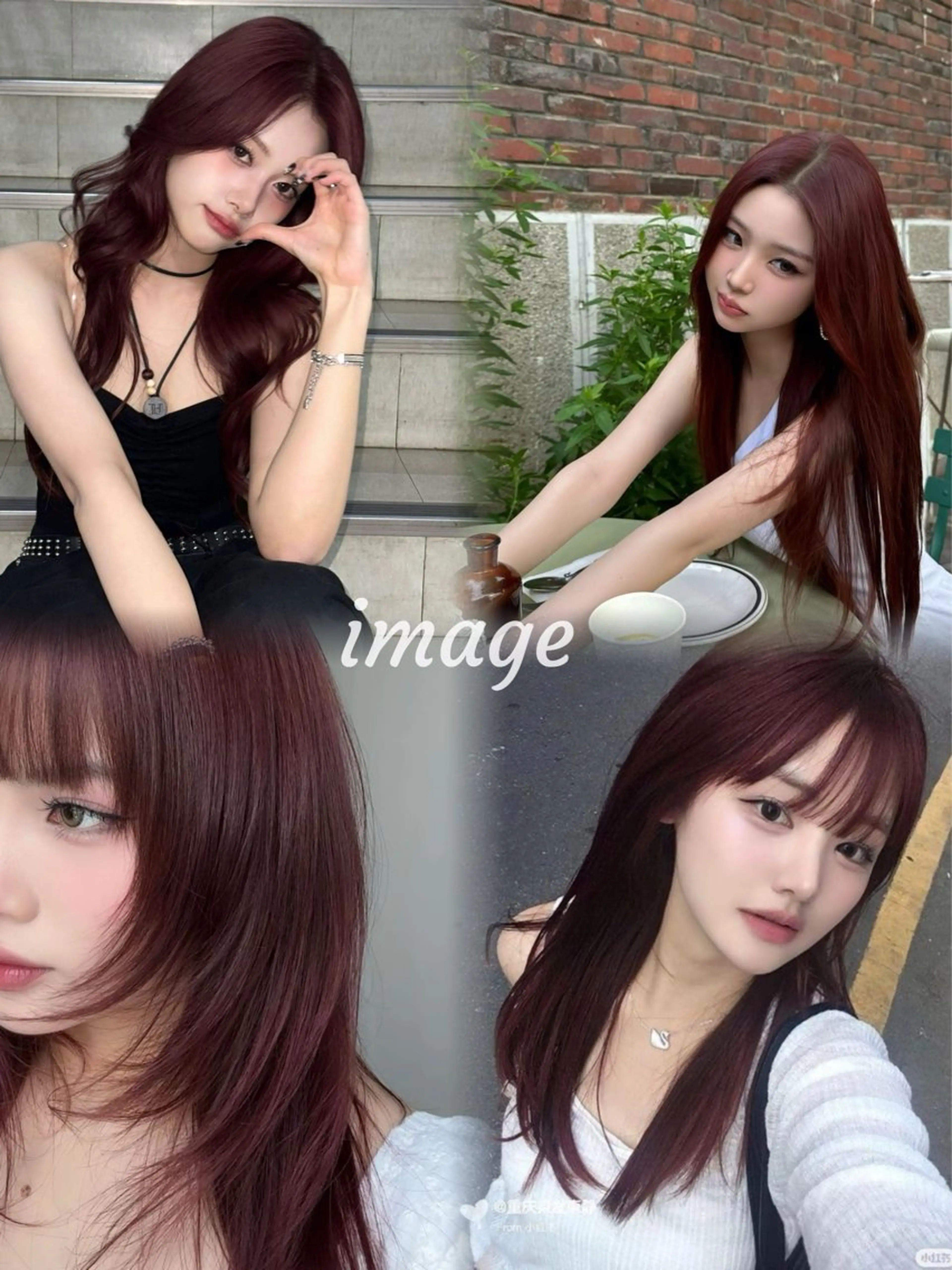 ‪𖤐艶感たっぷり‪𖤐暖色カラー🍒の写真