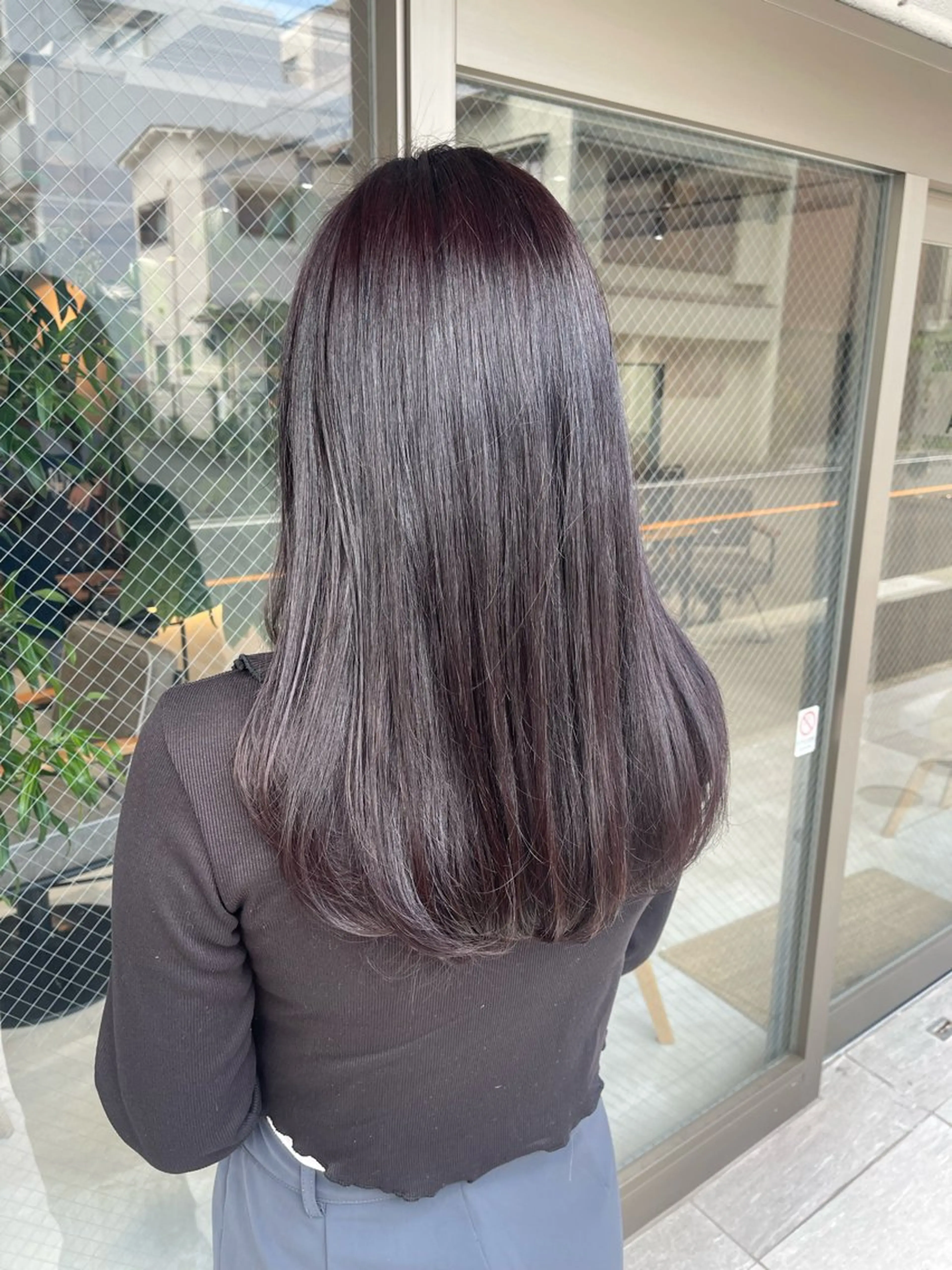 セミロング カラー ラベンダーカラー ヘアカラー トリートメント 🩵ボブ/レイヤー /髪質改善🩵のヘアスタイル