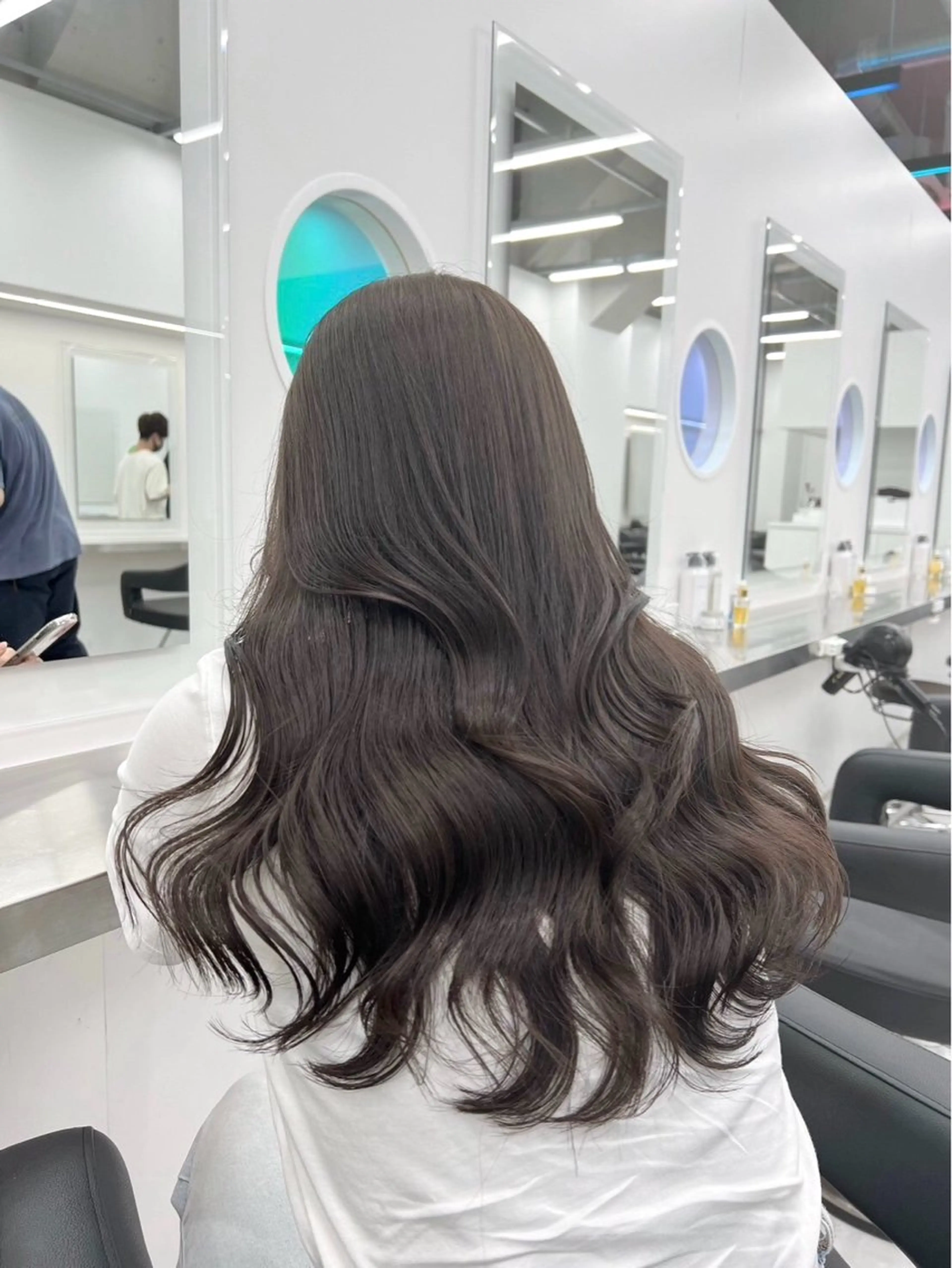 ロング カラー ヘアカラー トリートメント RURI 🌙透明感カラー🌙のヘアスタイル