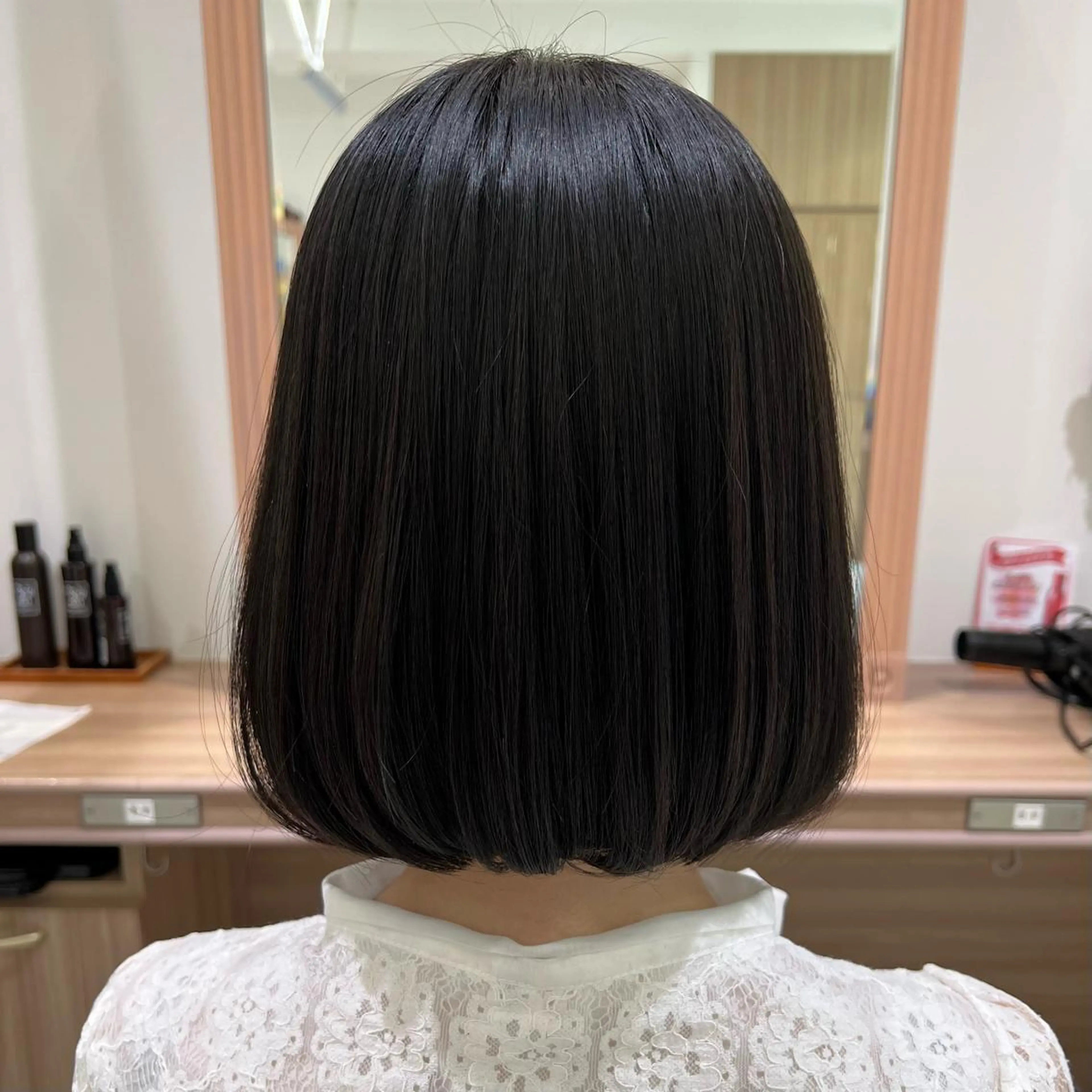 🩶🖤リタッチカラー(白髪染め)+カットの写真