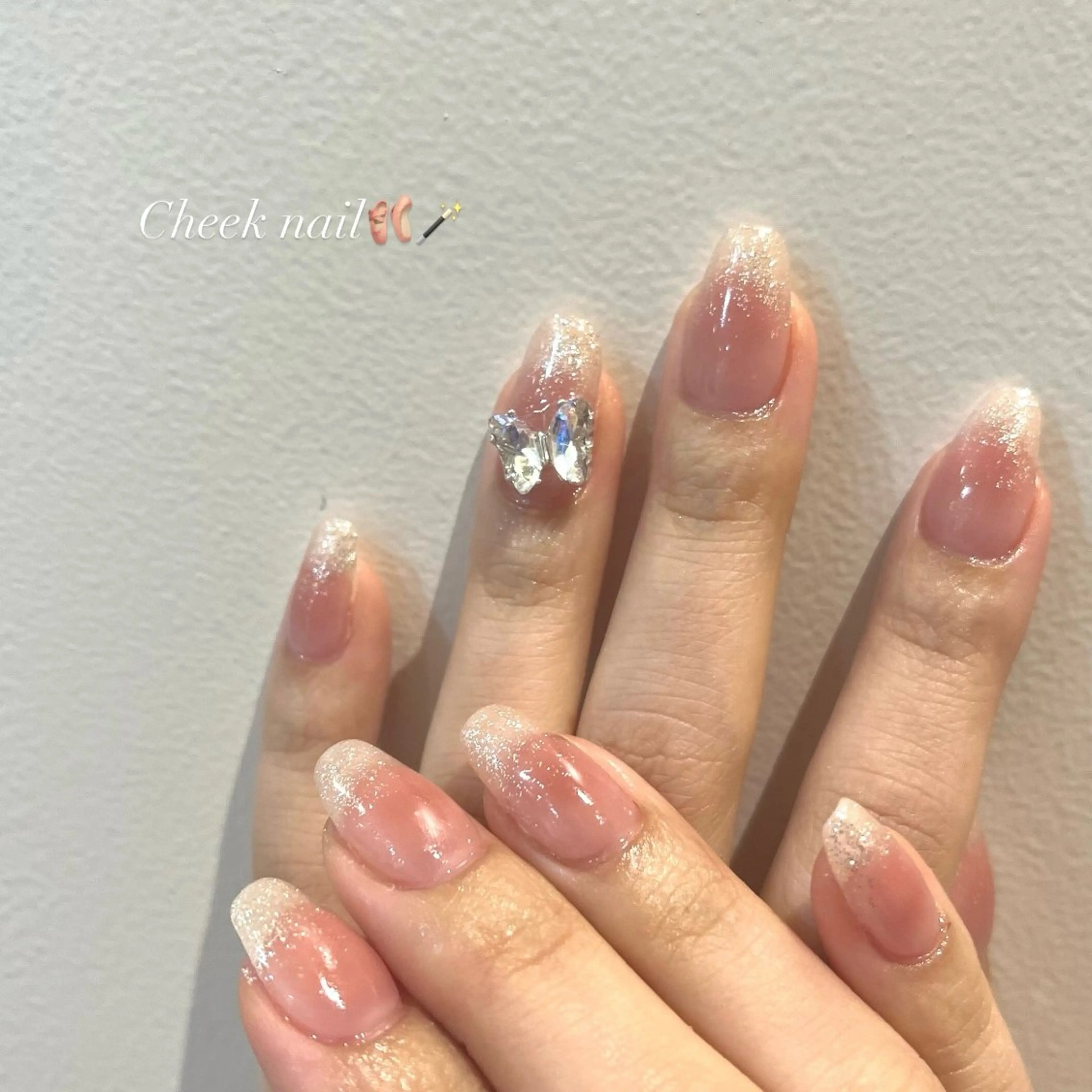 ネイル チークネイル ハンドネイル Momone /渋谷/パラジェルのネイルデザイン