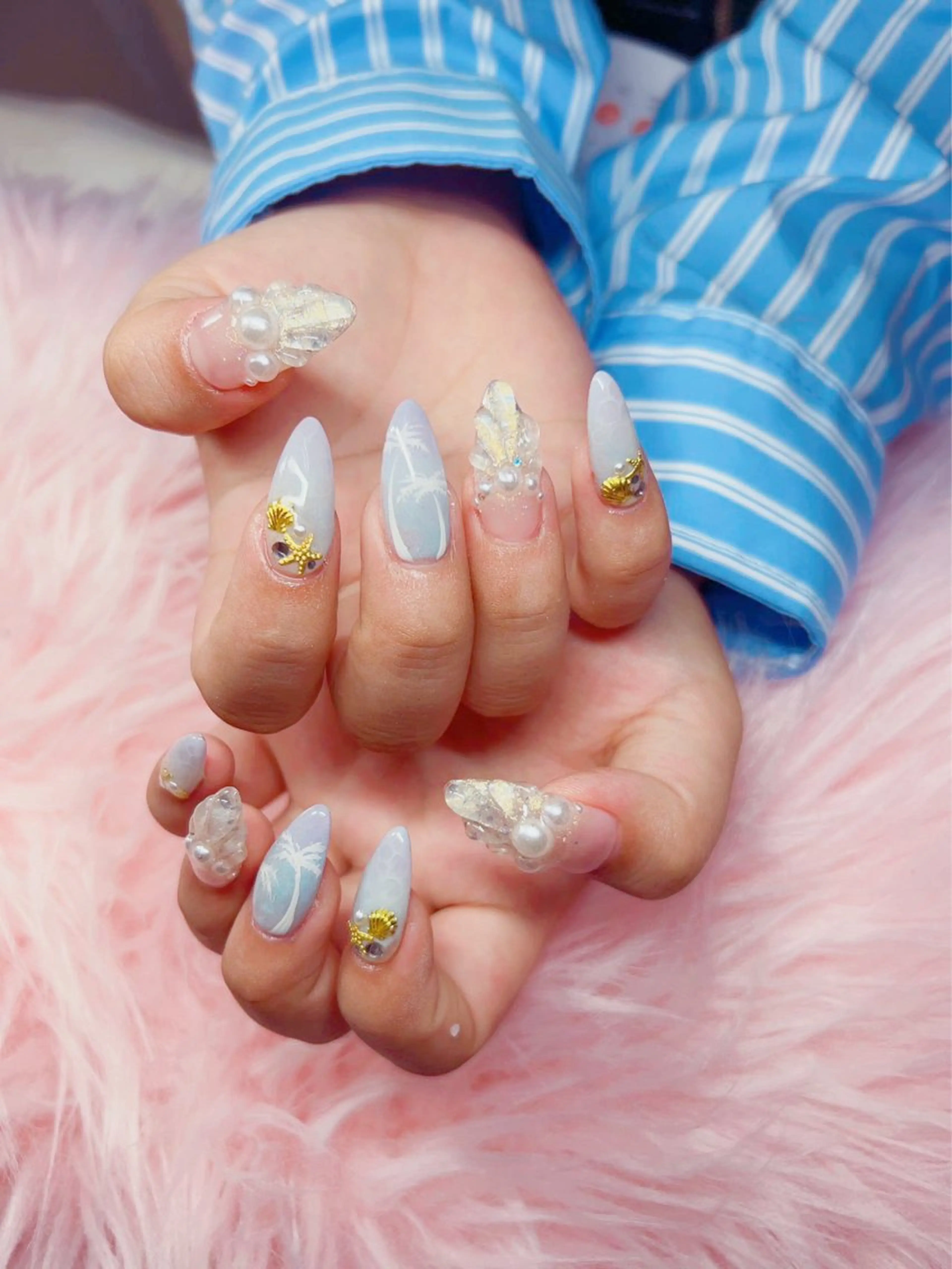 ネイル ハンドネイル ハンドケア 💜MIYA nail川崎店のネイルデザイン