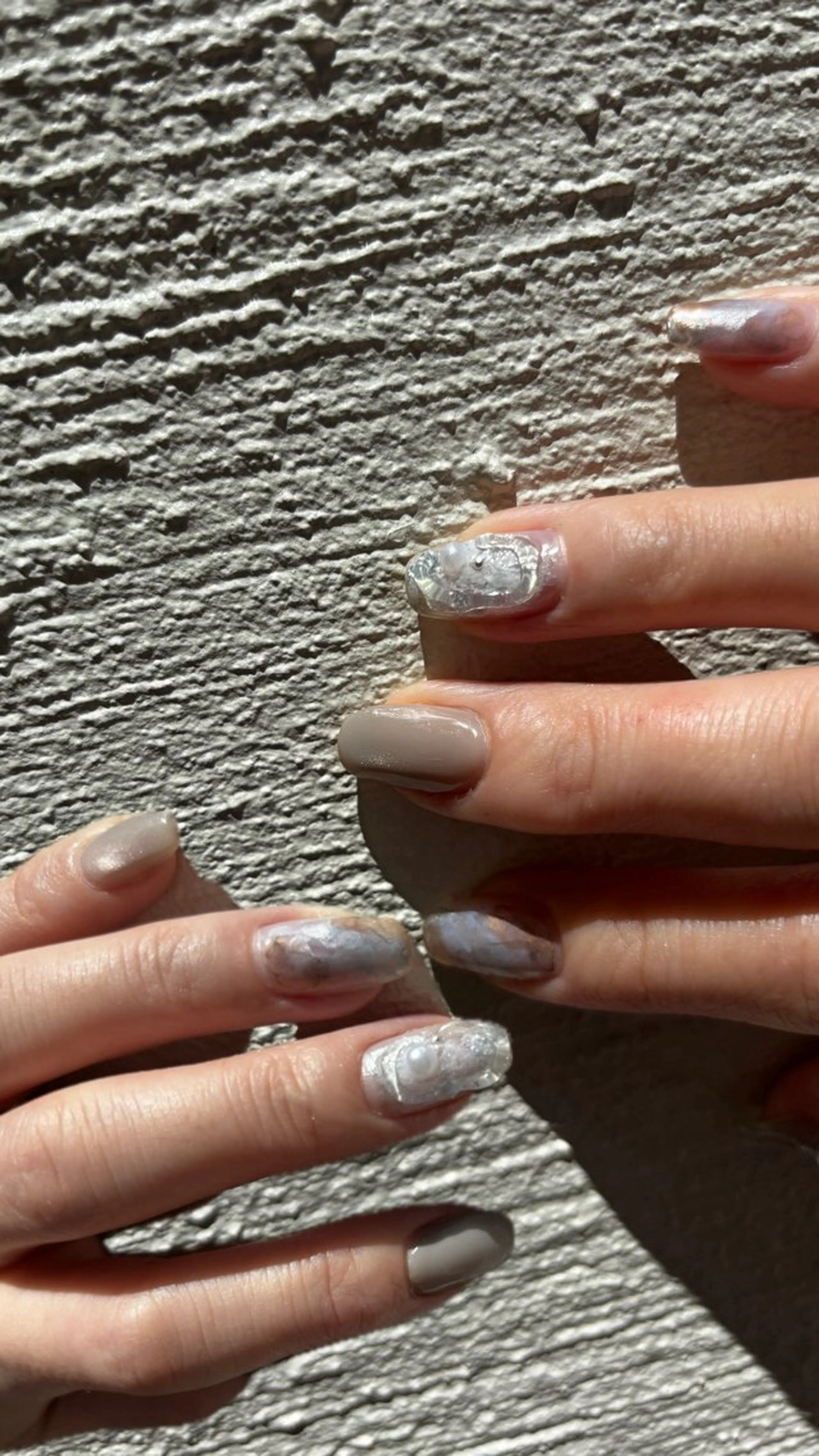 ネイル フットネイル フレンチネイル ジェルネイル グラデーション マグネットネイル ハンドネイル ヘアー.ネイル二刀流 misa🫧のヘアスタイル