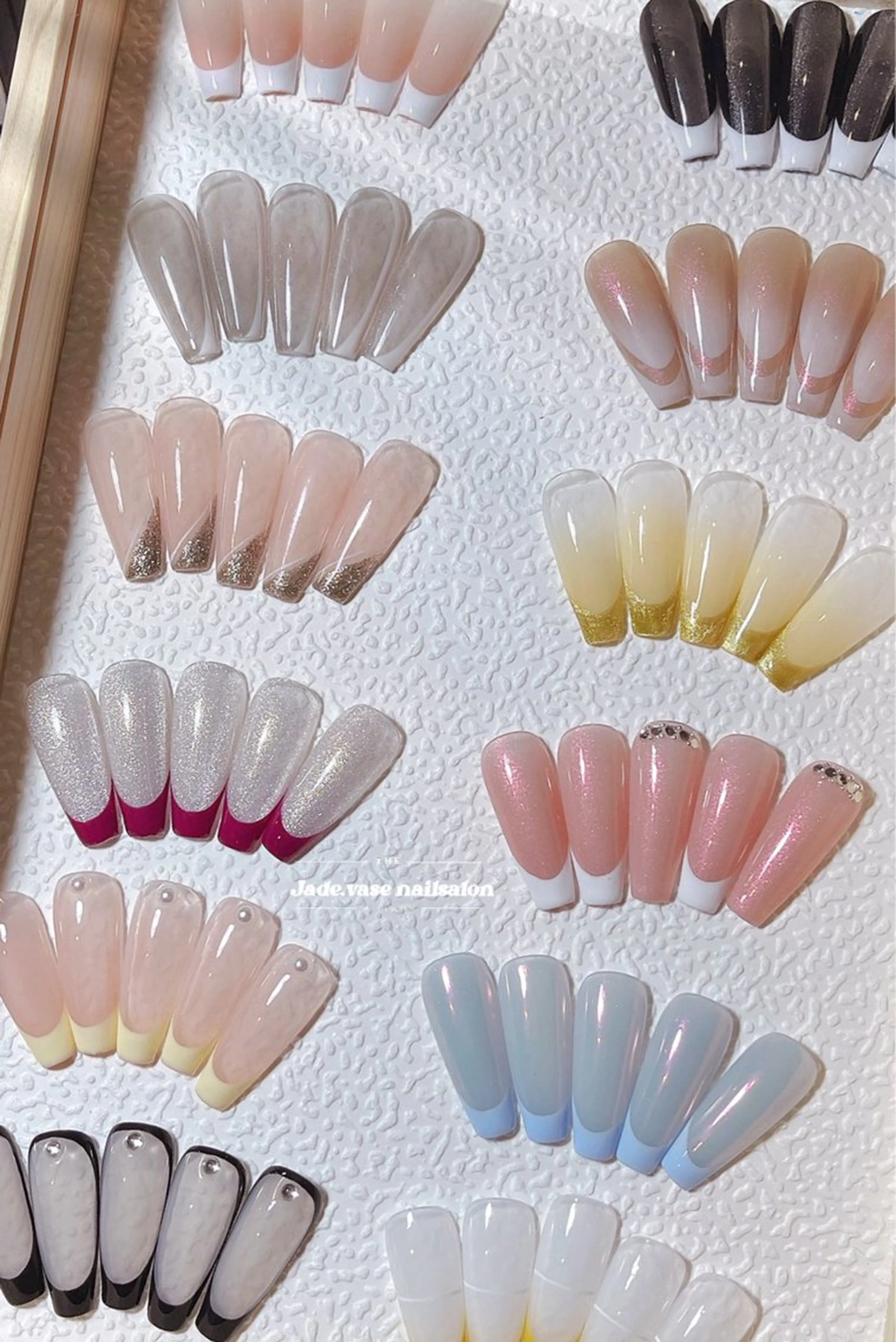 ネイル フレンチネイル ✰Jade.vase 銀座一丁目・東銀座のネイルデザイン