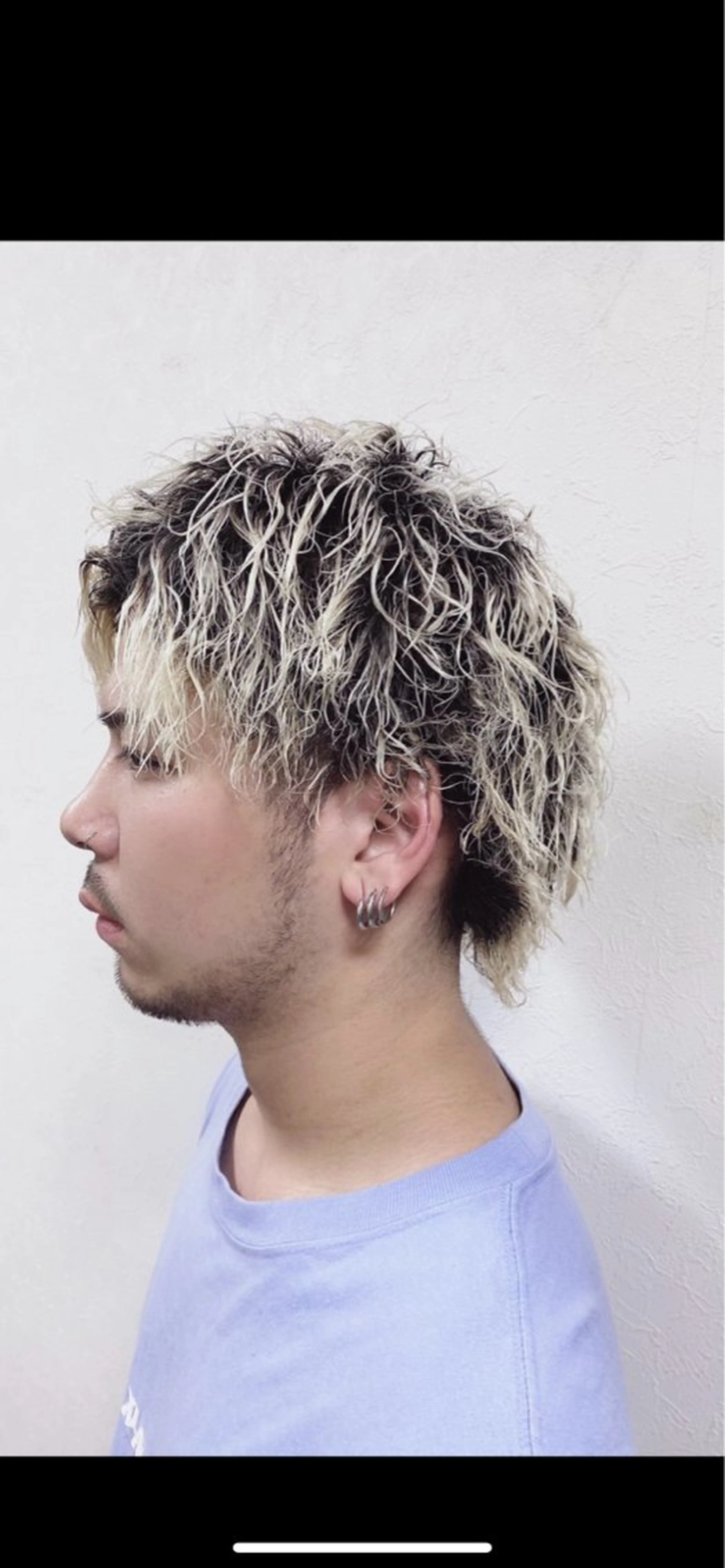 ショート パーマ ヘアーズベリー 藤本のヘアスタイル