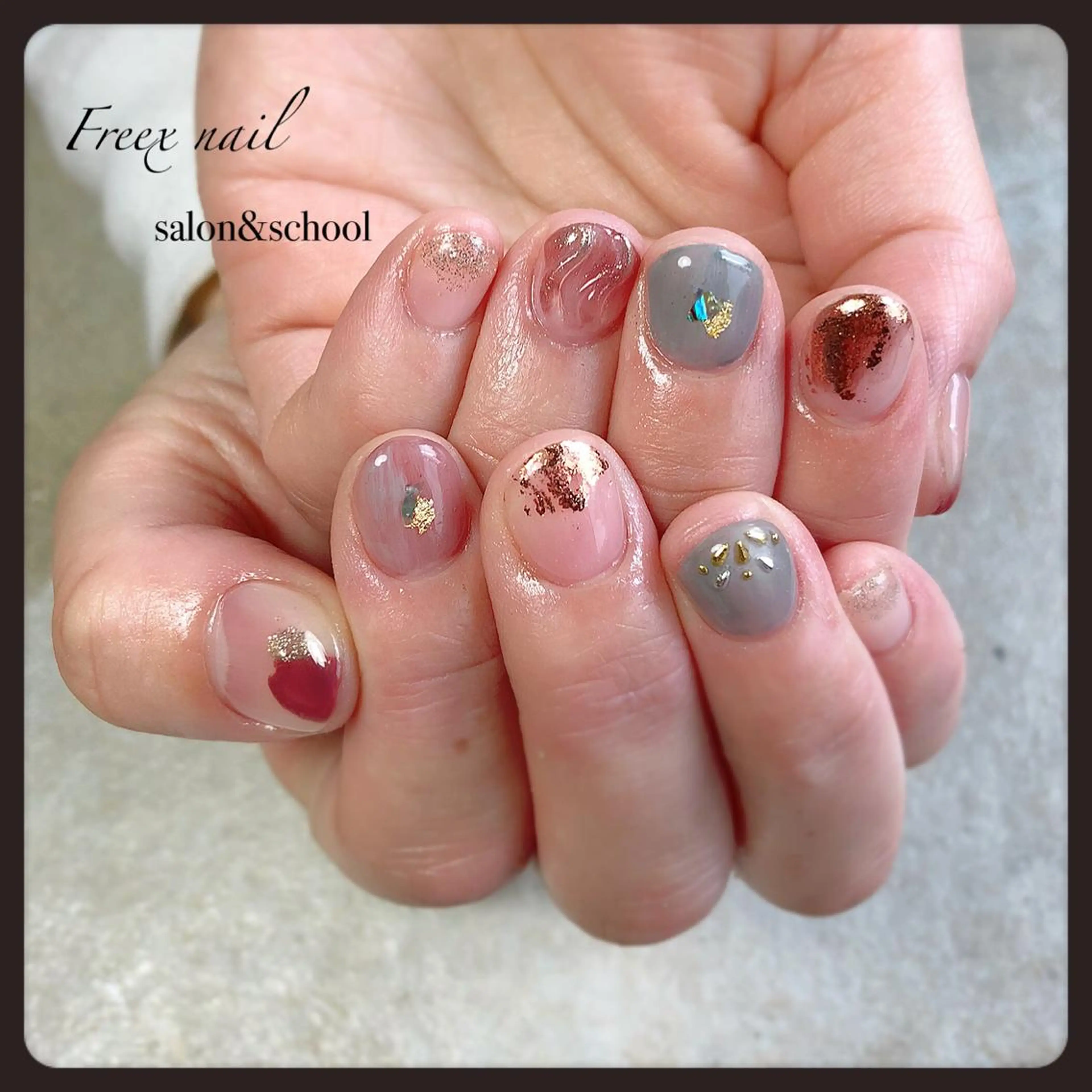 ネイル Freex nail所属・freex nail /ニュアンス/個性派のネイルデザイン