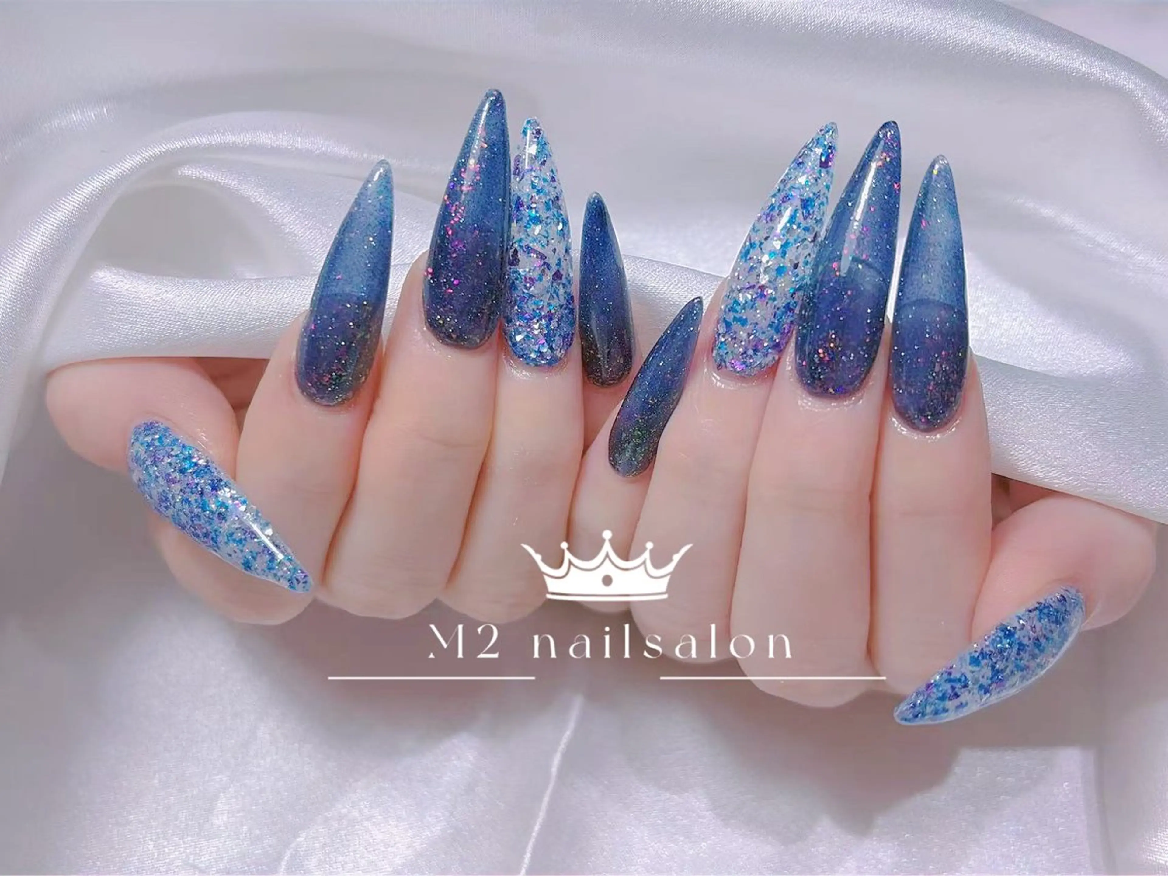 ネイル ハンドネイル 長さだし専門店 M2　rikaのネイルデザイン