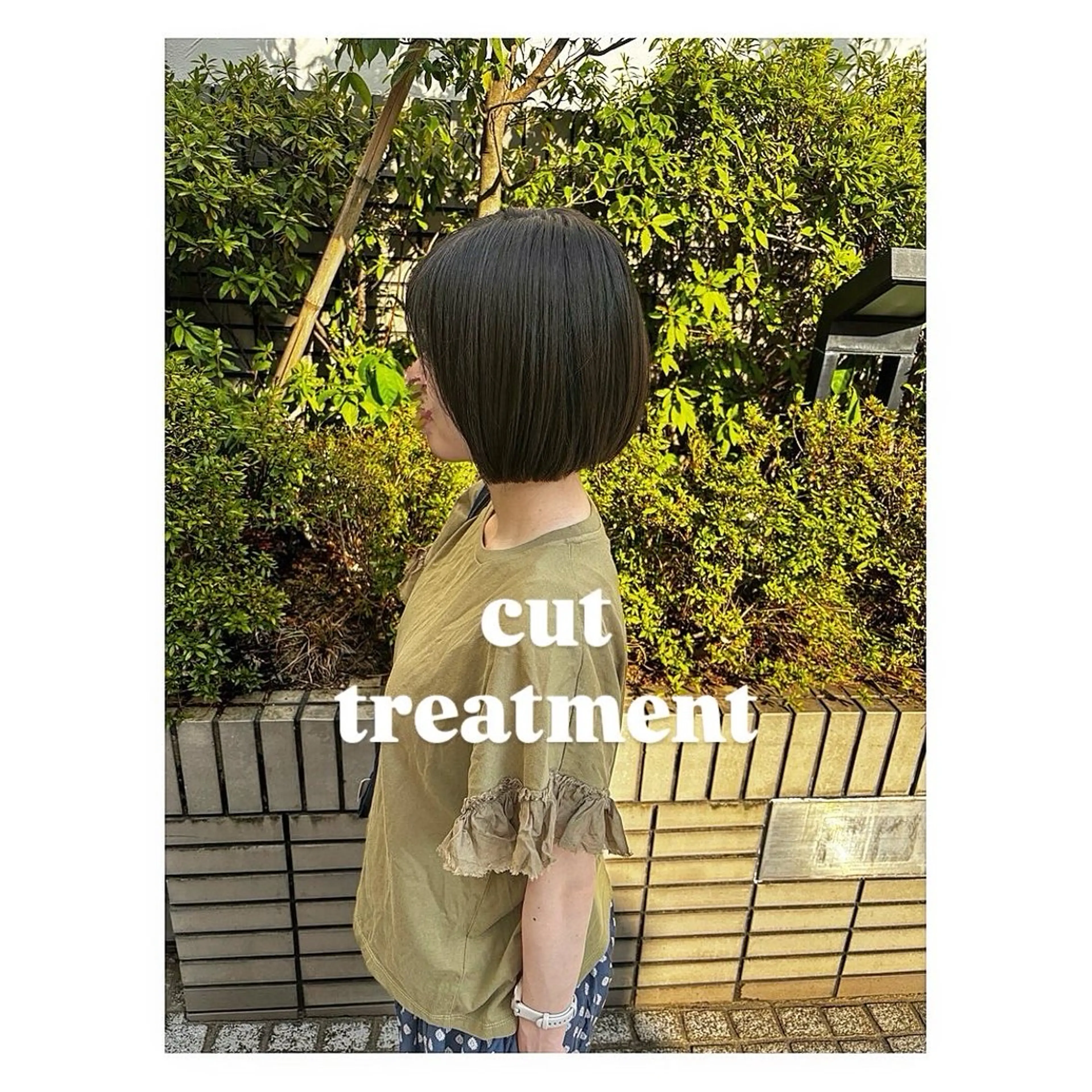 ショート ボブ トリートメント カット トリートメント cmake所属・. kanokoのヘアスタイル