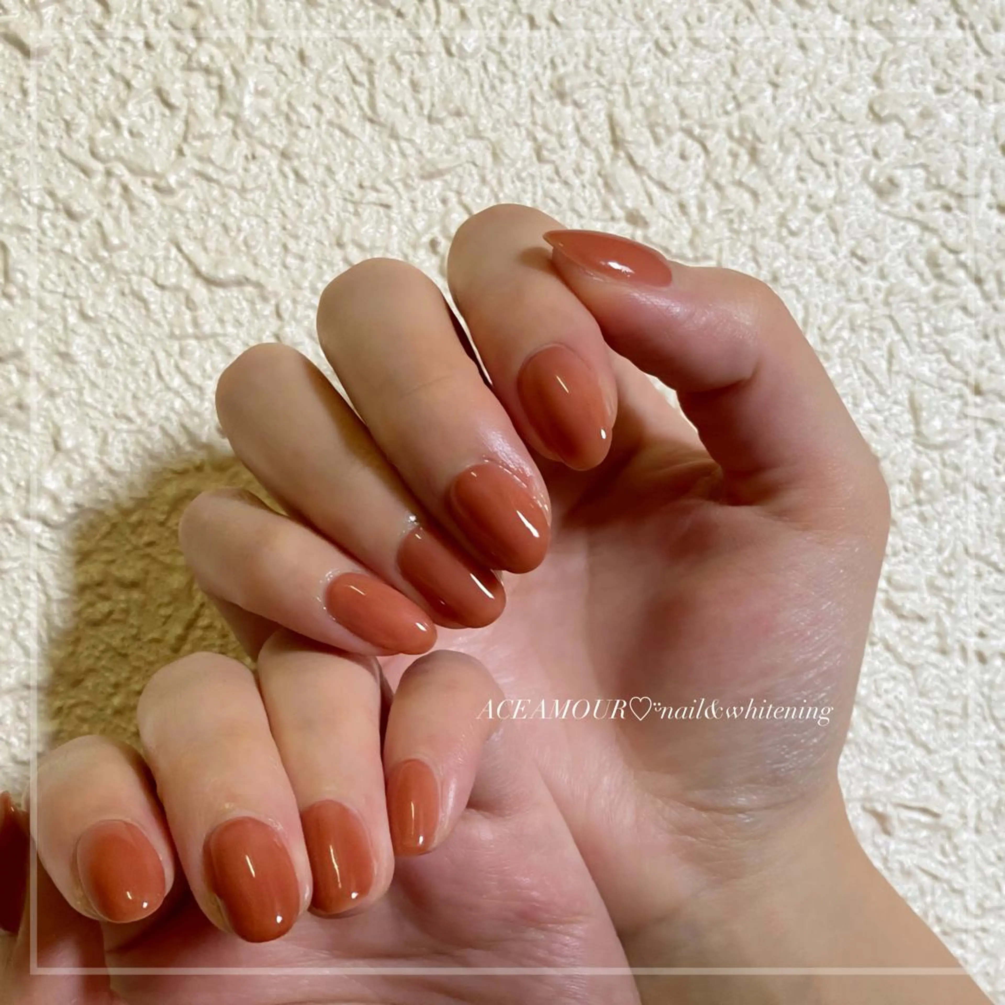 ネイル ニュアンスネイル ワンカラーネイル ネイル/耳つぼ /新ホワイトニングのネイルデザイン