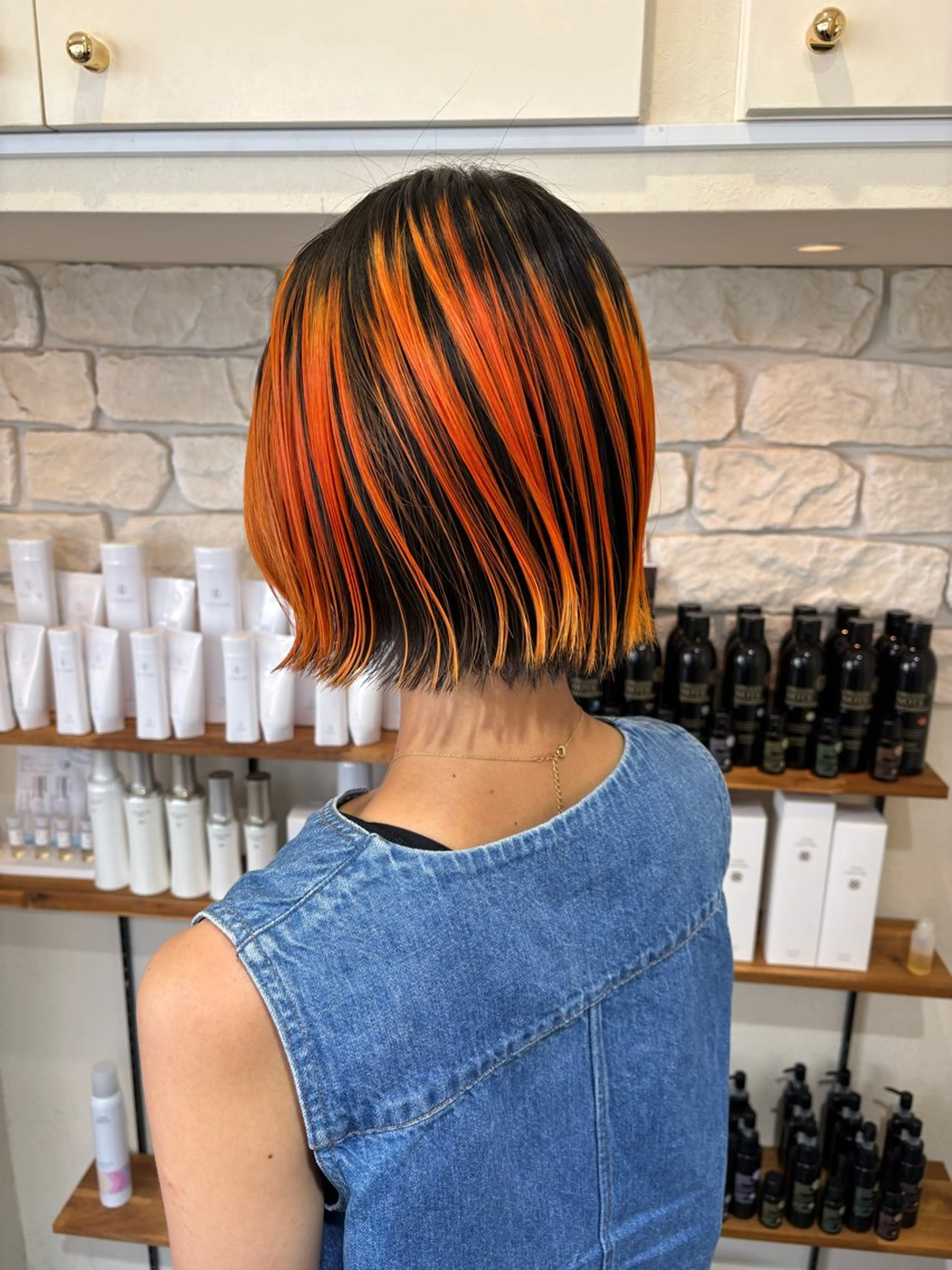 ダブルカラーの写真