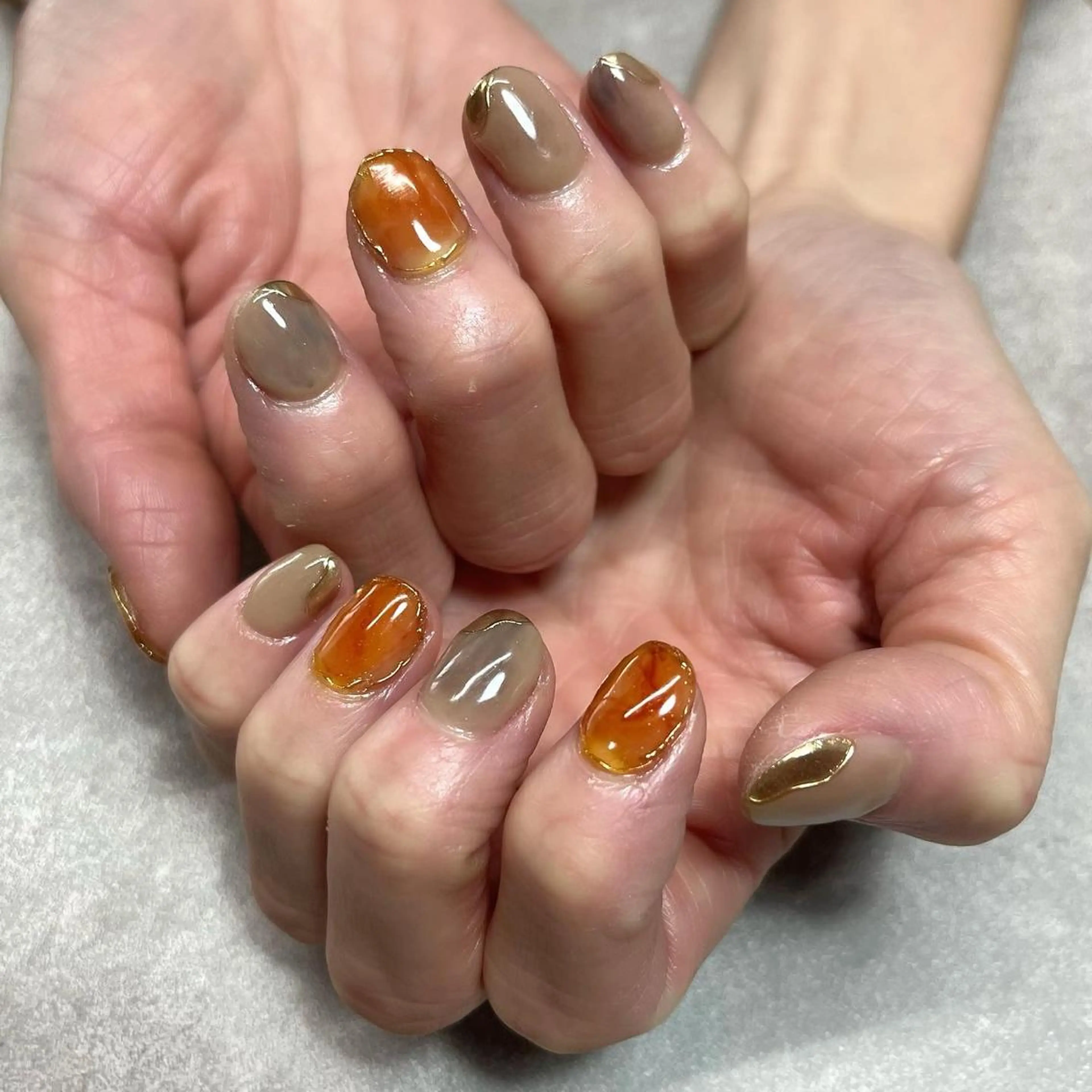 ネイル ミラーネイル ニュアンスネイル Koa nails.のネイルデザイン