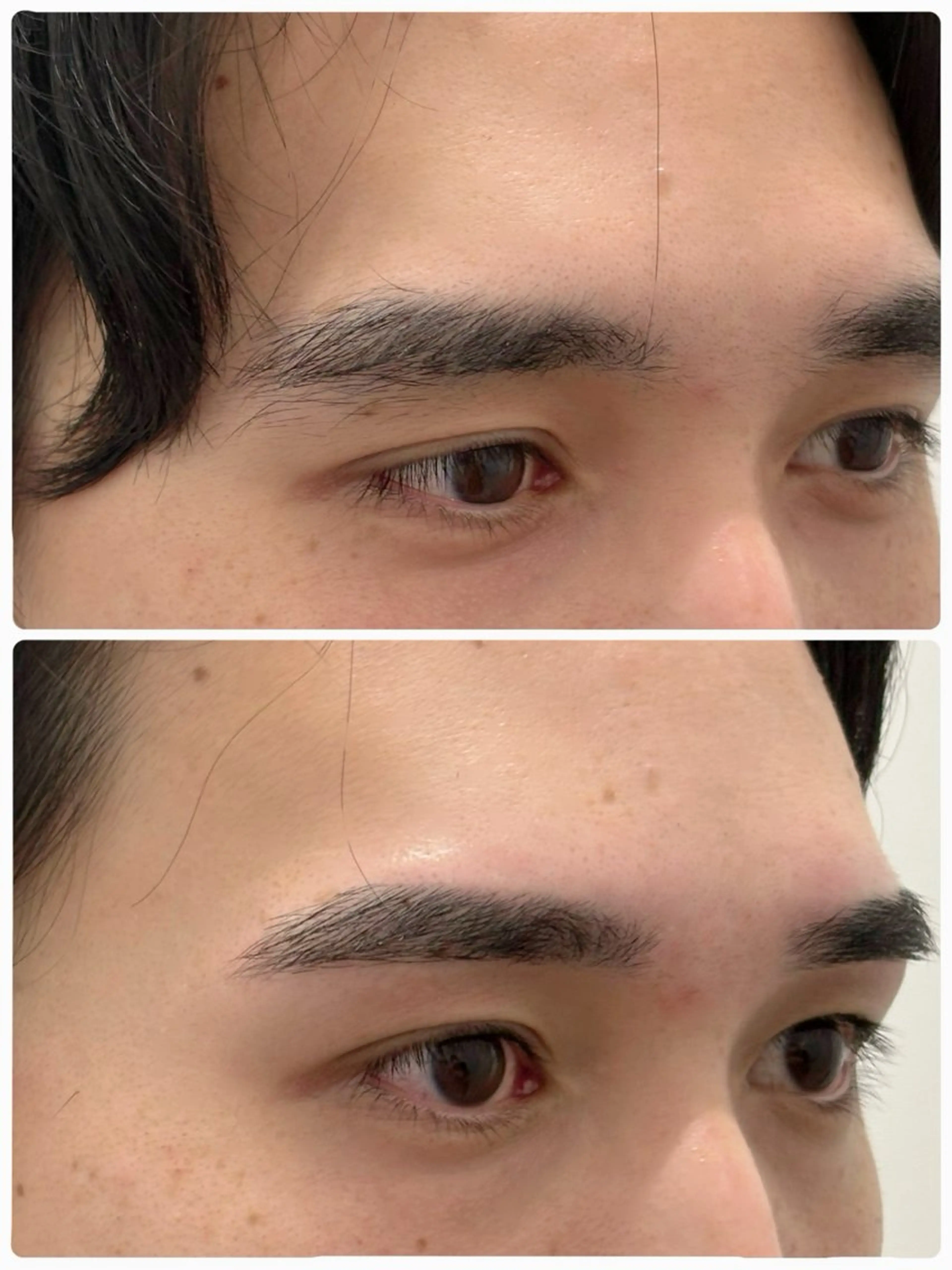 メンズアイブロウ　眉毛Waxの写真