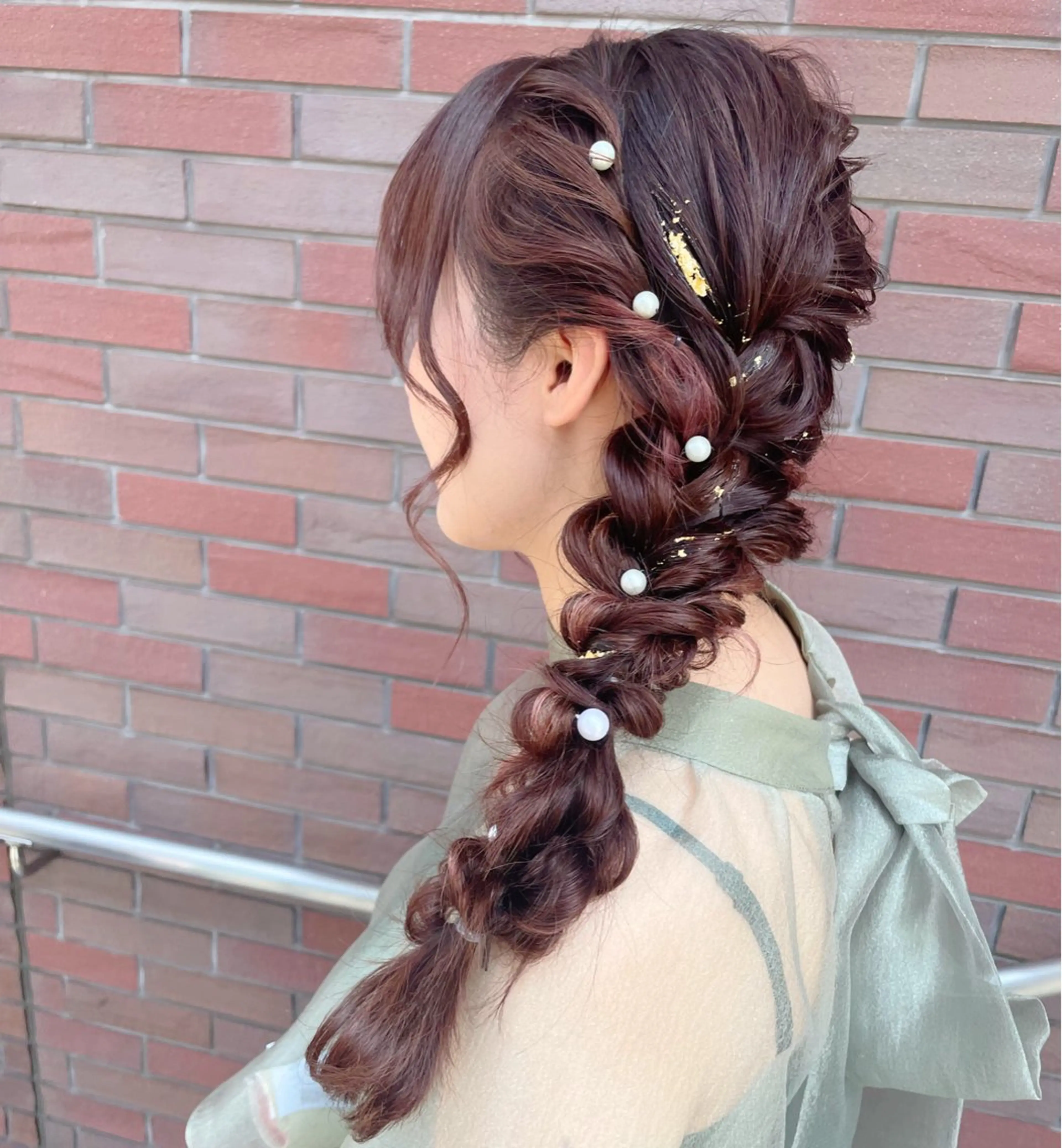 ロング ヘアアレンジ 古沢 みづきのヘアスタイル