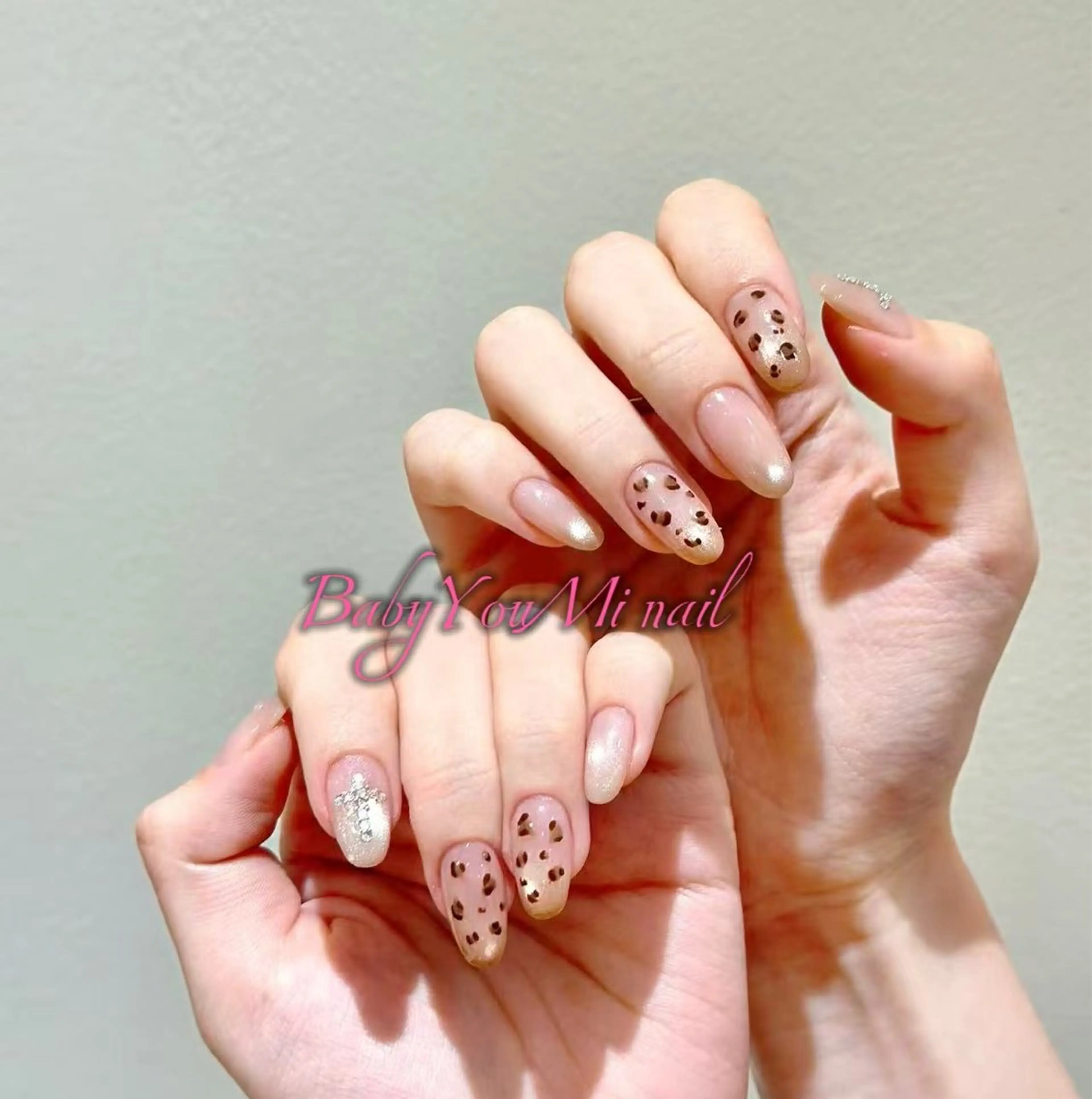 ネイル オーロラネイル フラワーネイル フットネイル フレンチネイル ジェルネイル ハンドネイル BabyYouMi ねねのネイルデザイン