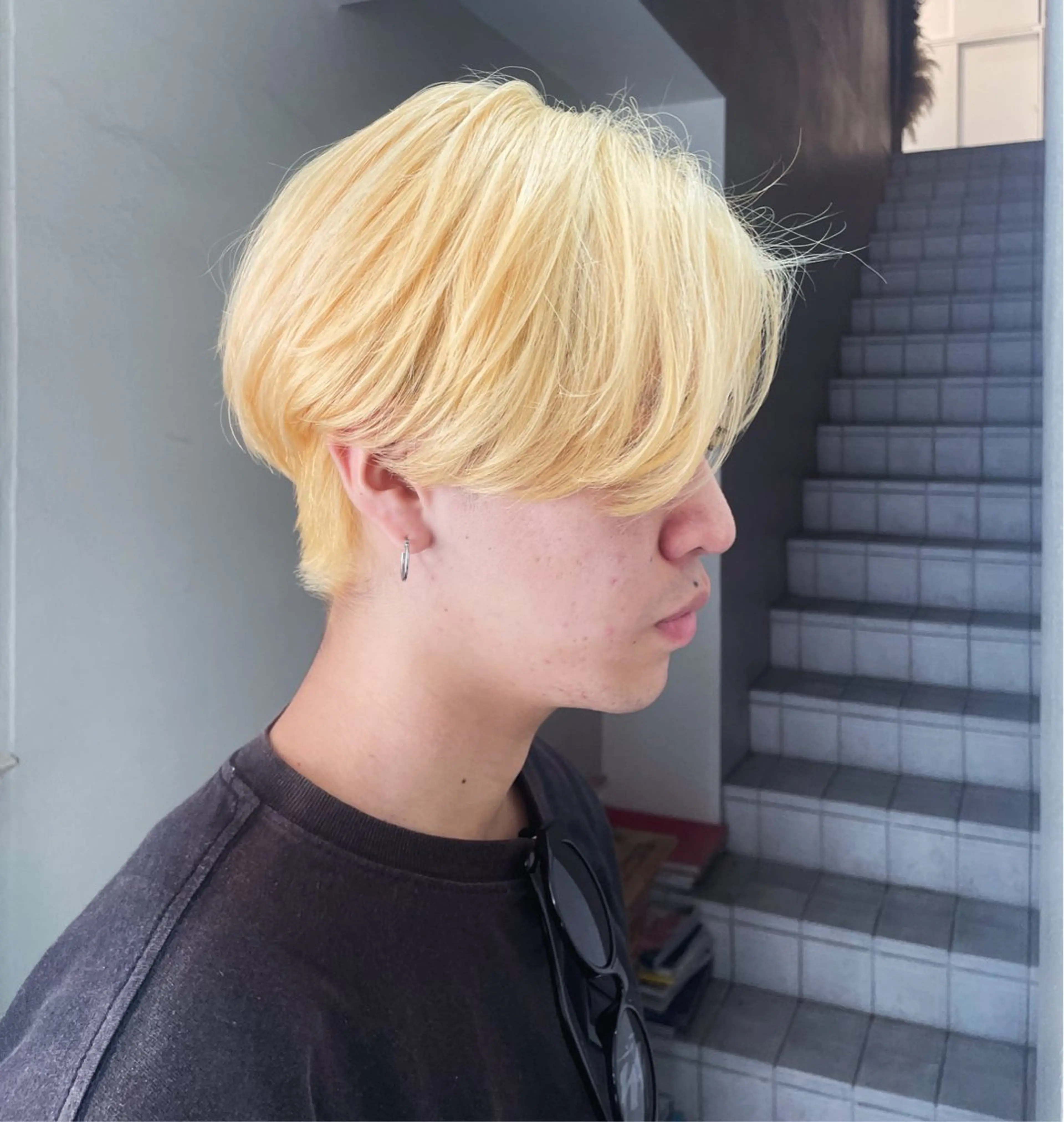 カラー メンズ ヘアカラー 福岡美容室【pia】 タイヘイのヘアスタイル