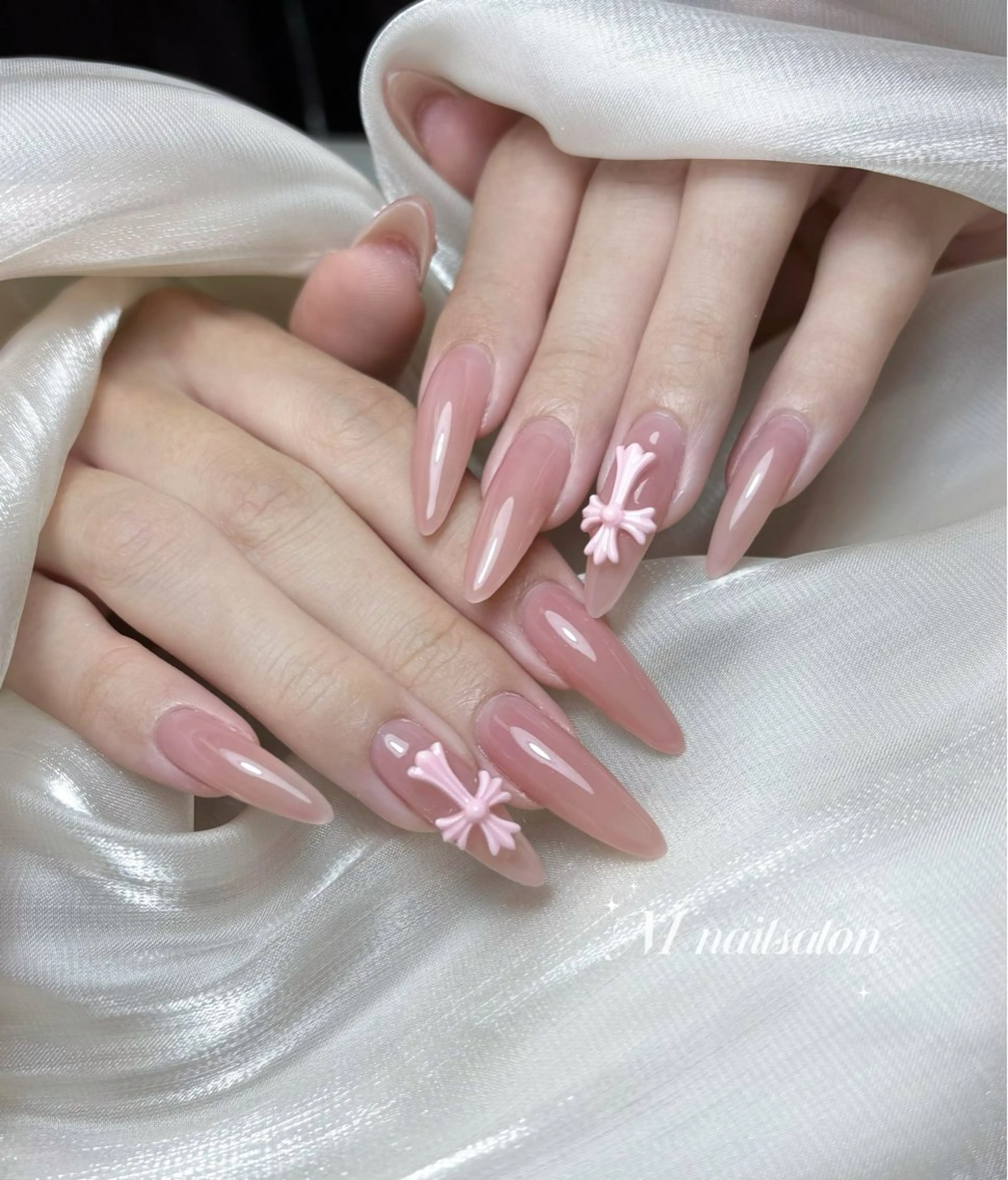 ネイル M🌷nail 長さだし専門店のネイルデザイン