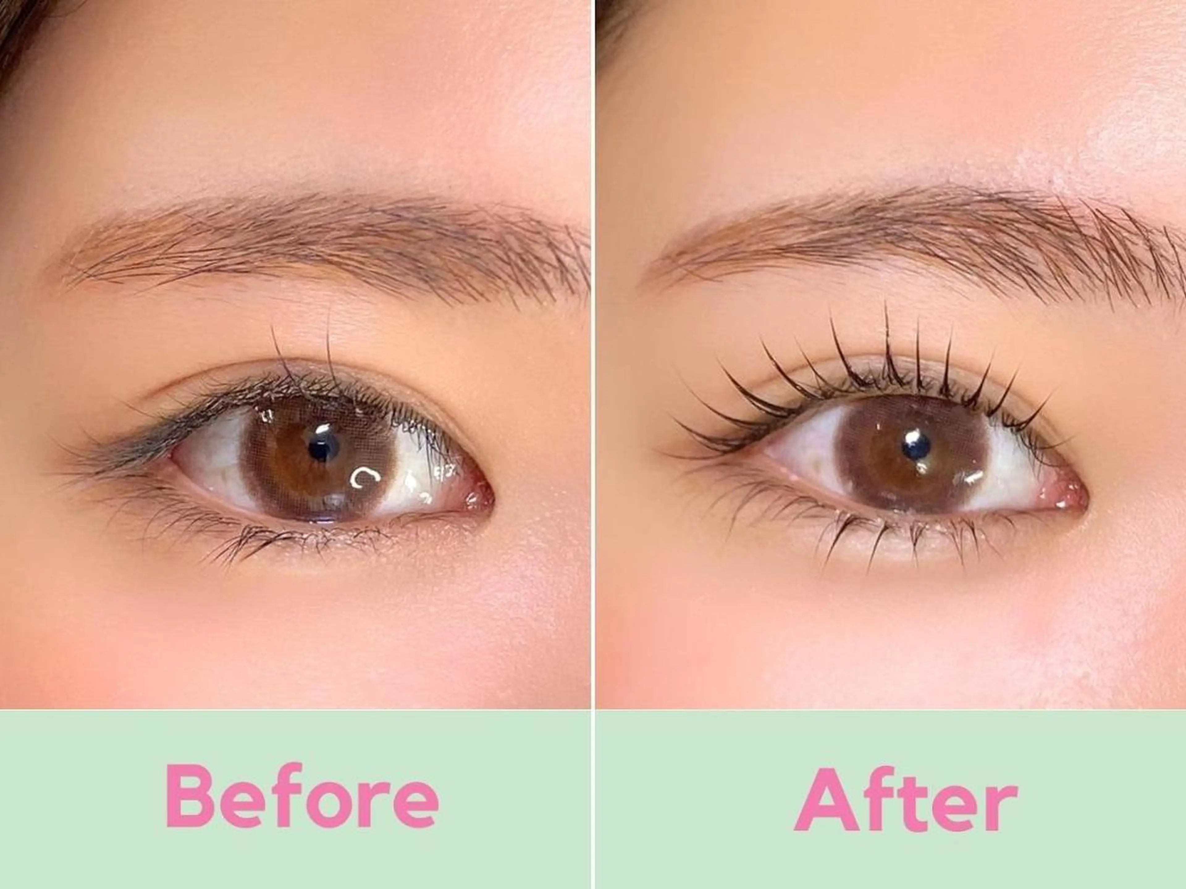 上下まつ毛パーマ(パリジェンヌラッシュリフト)の写真