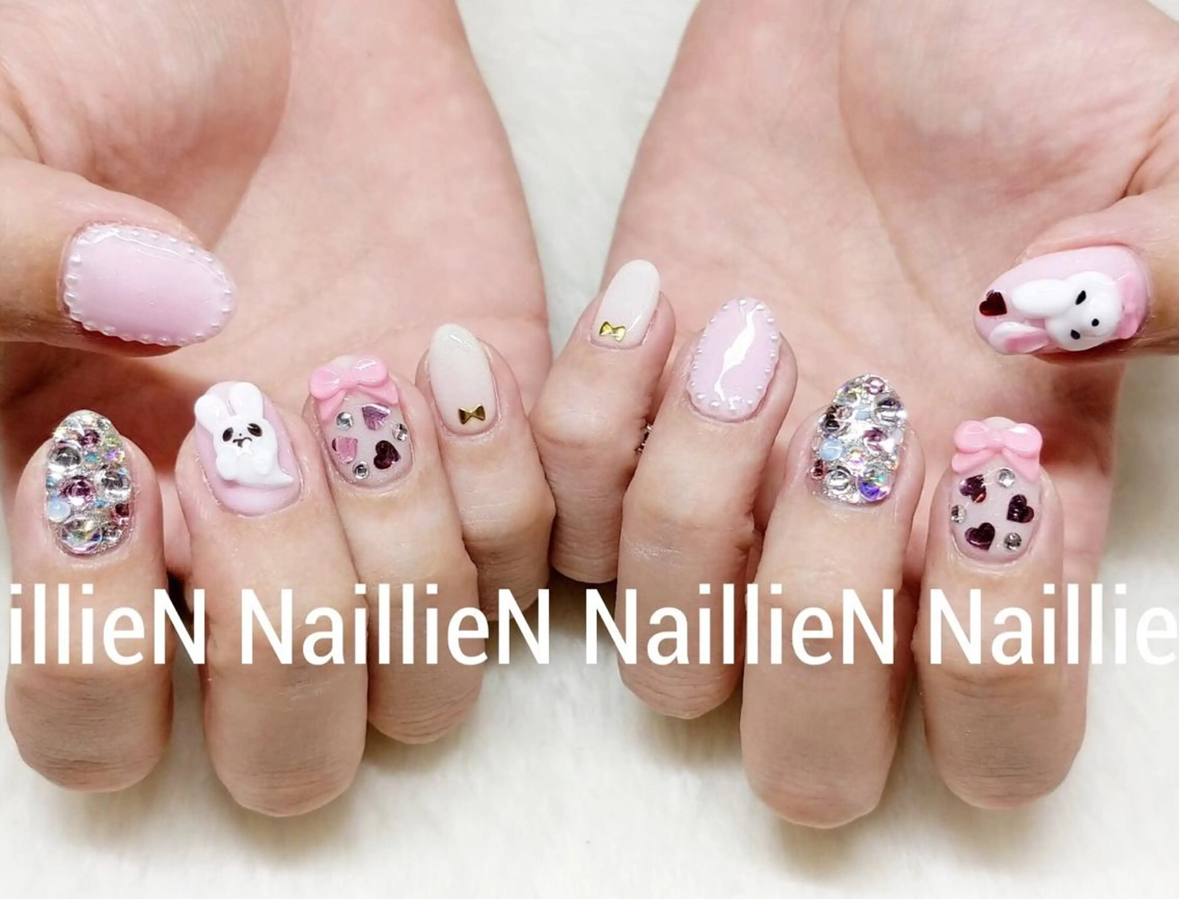ネイル 持ち込み ハンドネイル Nail lieNのネイルデザイン