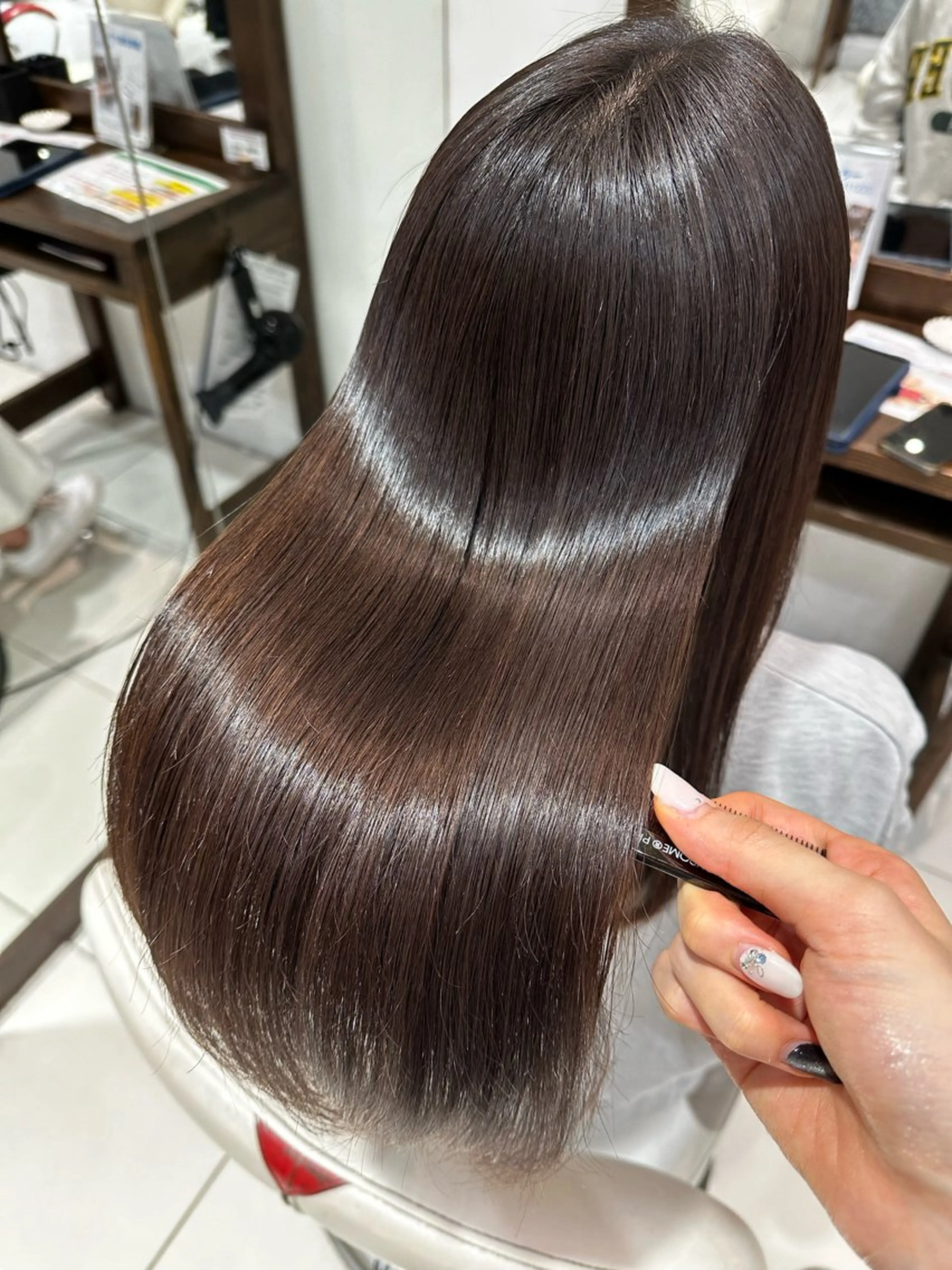 ロング 縮毛矯正 トリートメント 💜髪質改善推し💜 Sein.せりのヘアスタイル