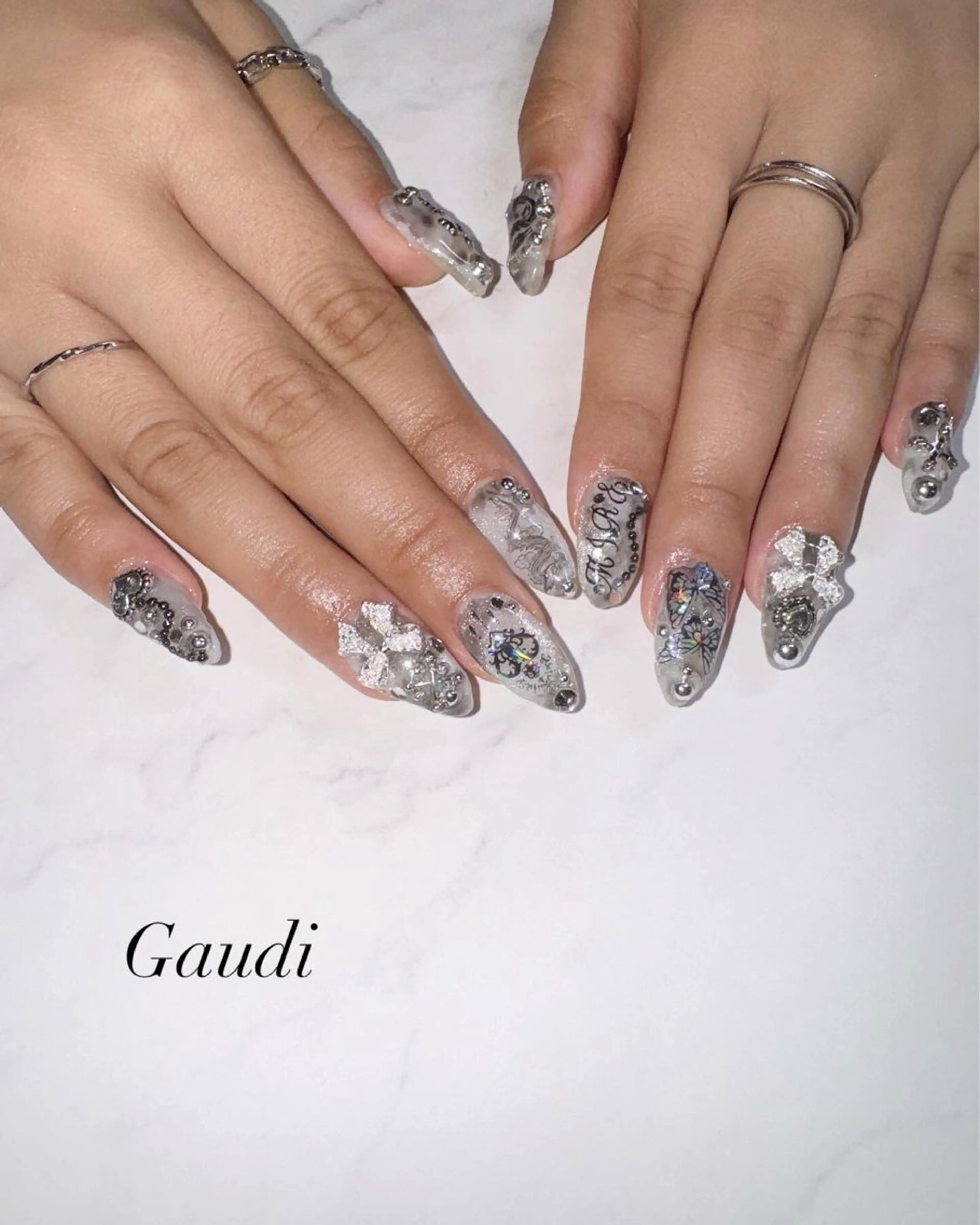 ネイル マグネットネイル 持ち込み ホワイト Gaudi.Nail Rinaのその他イメージ