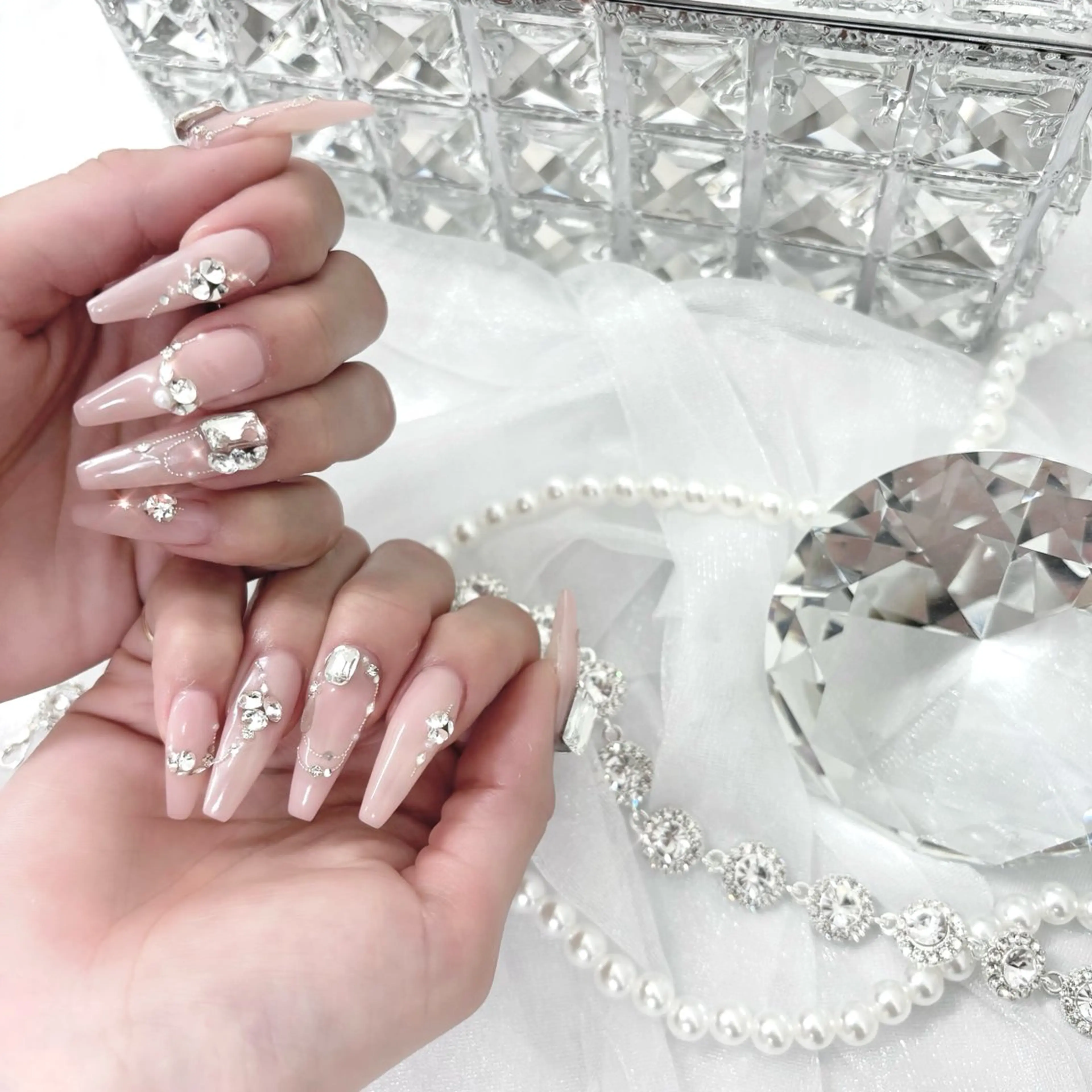 【チップ10本+アート10本.*･ﾟオフ込】持ち込みアート可🤍の写真