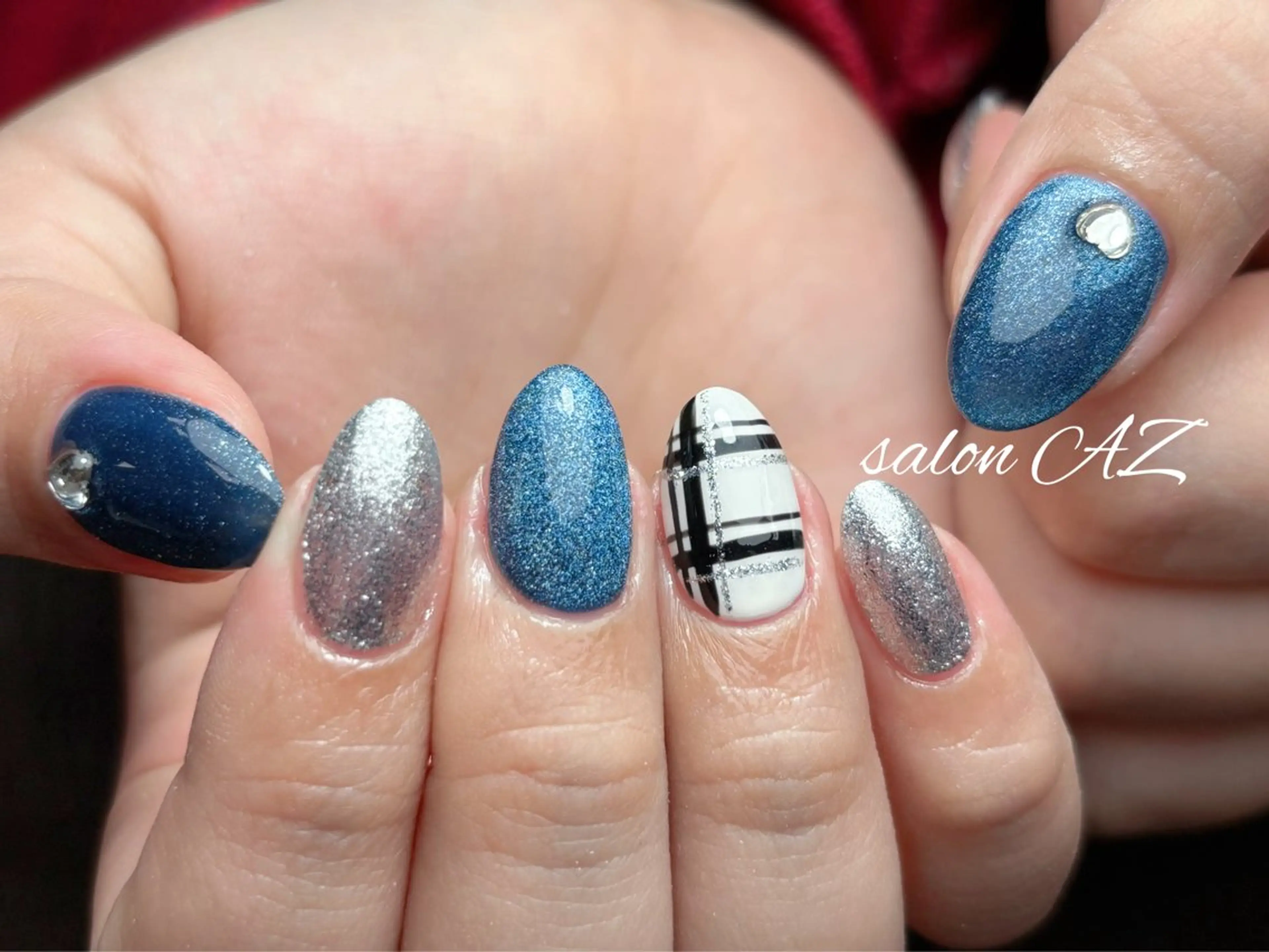 ネイル アートネイル 長さ出し フットネイル フレンチネイル ジェルネイル ハンドネイル salon AZのネイルデザイン