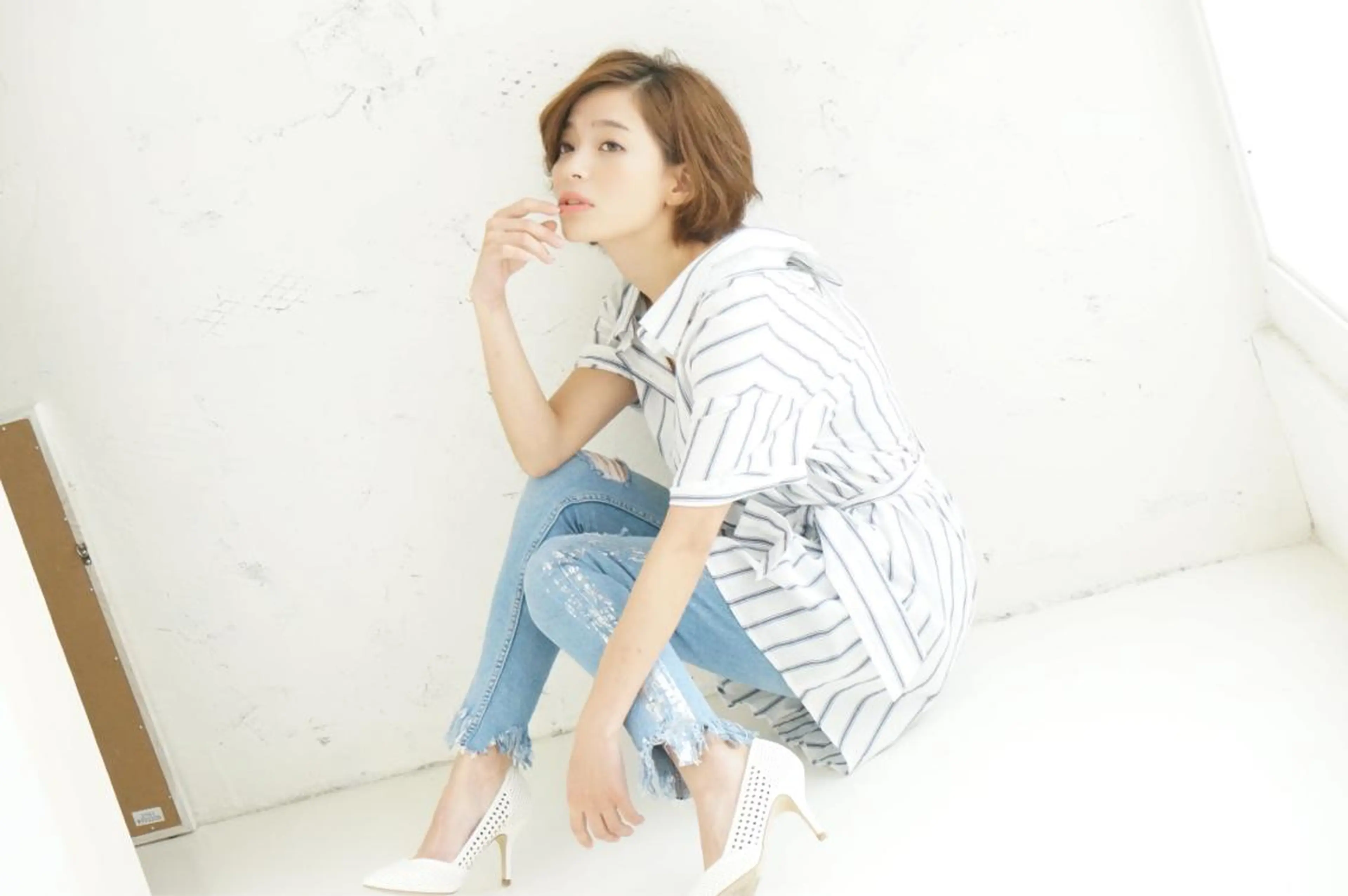 ショート カラー 瀬尾 加寿馬のヘアスタイル