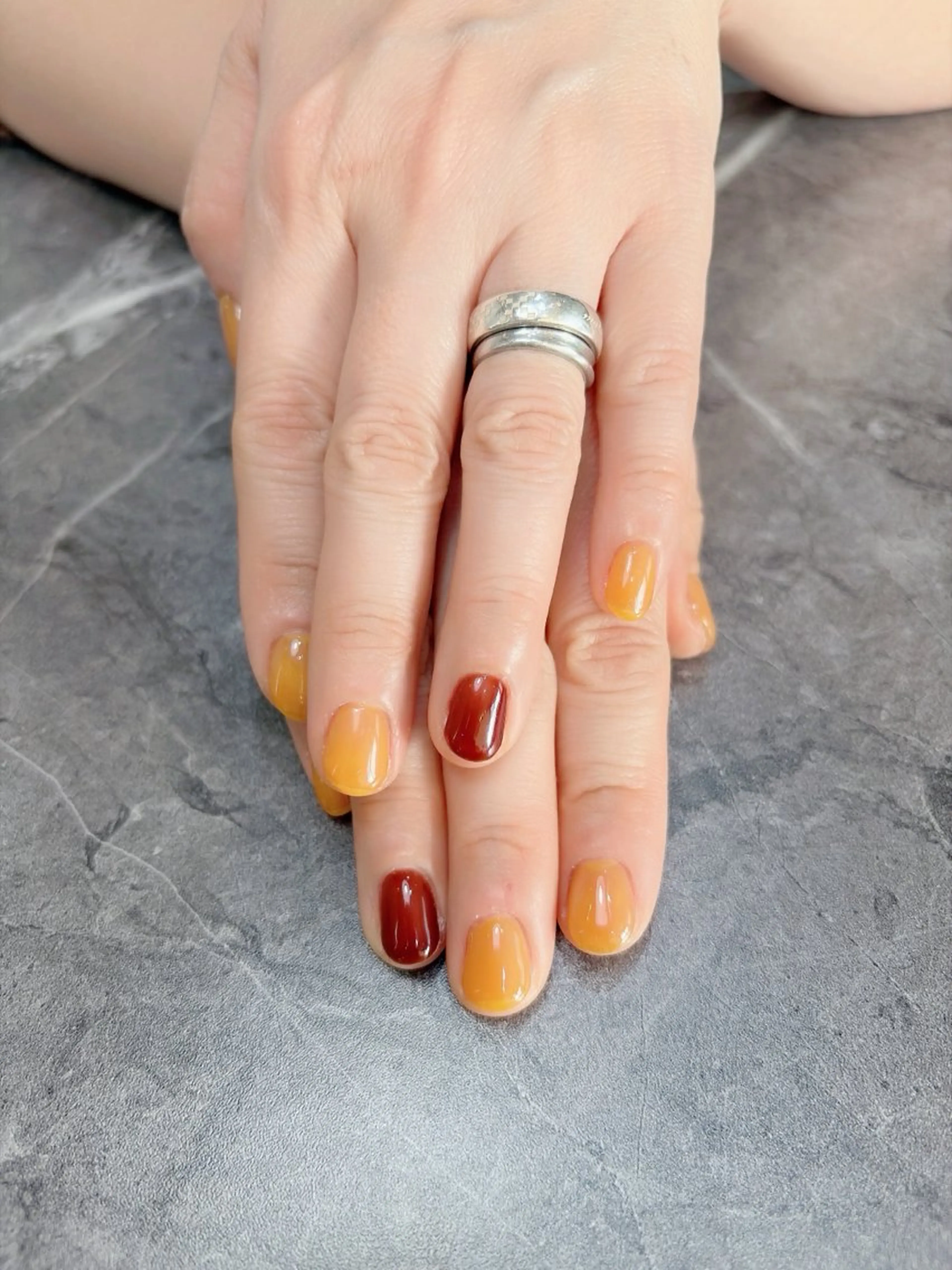 ネイル ワンカラーネイル ハンドネイル YOKOYAMA MAI(cravo)のネイルデザイン