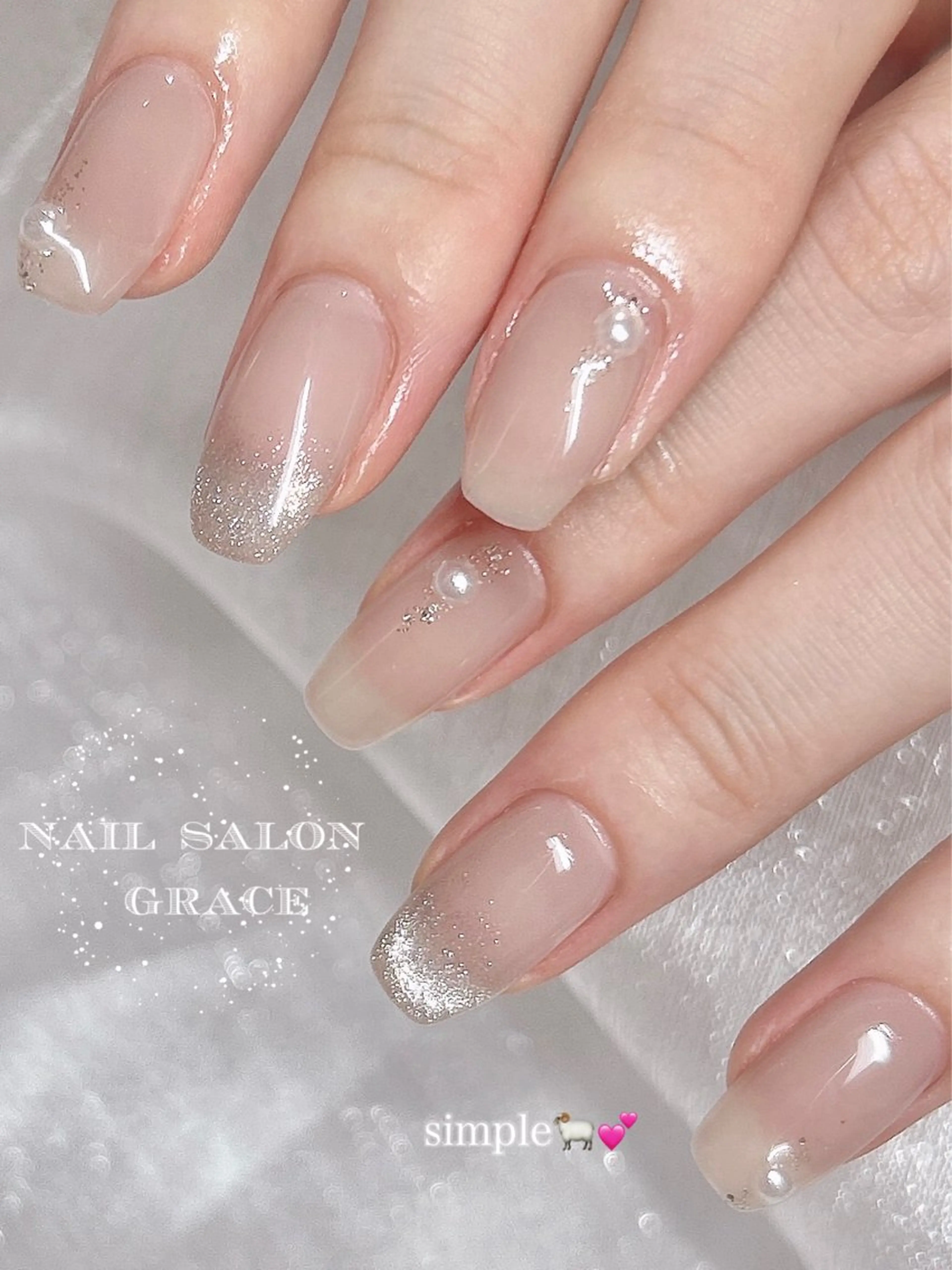 ネイル シンプルネイル ハンドネイル nailsalon GRACE所属・GRACE nailのネイルデザイン