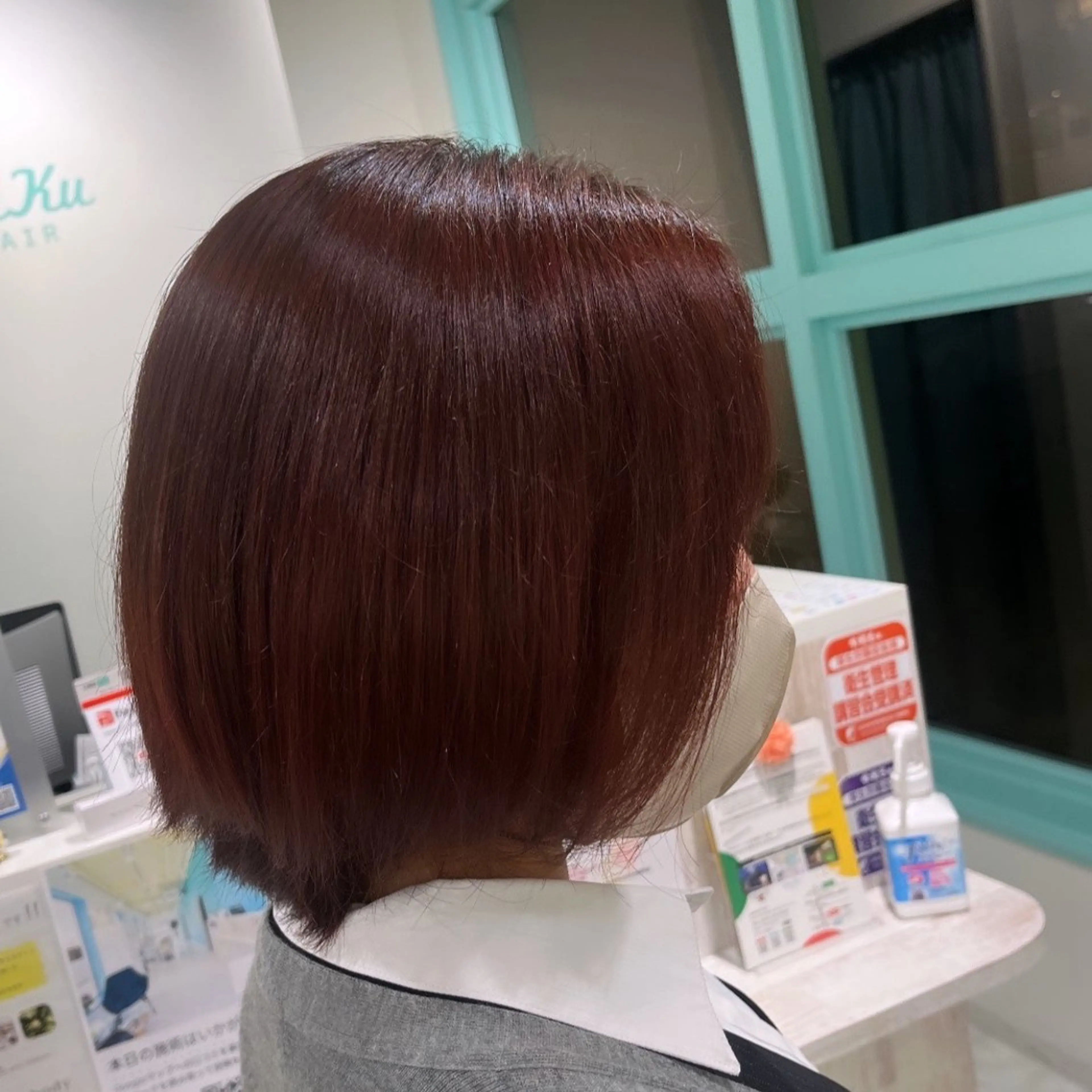 ショート カラー ブラウンカラー イロアイヘアー Renのヘアスタイル