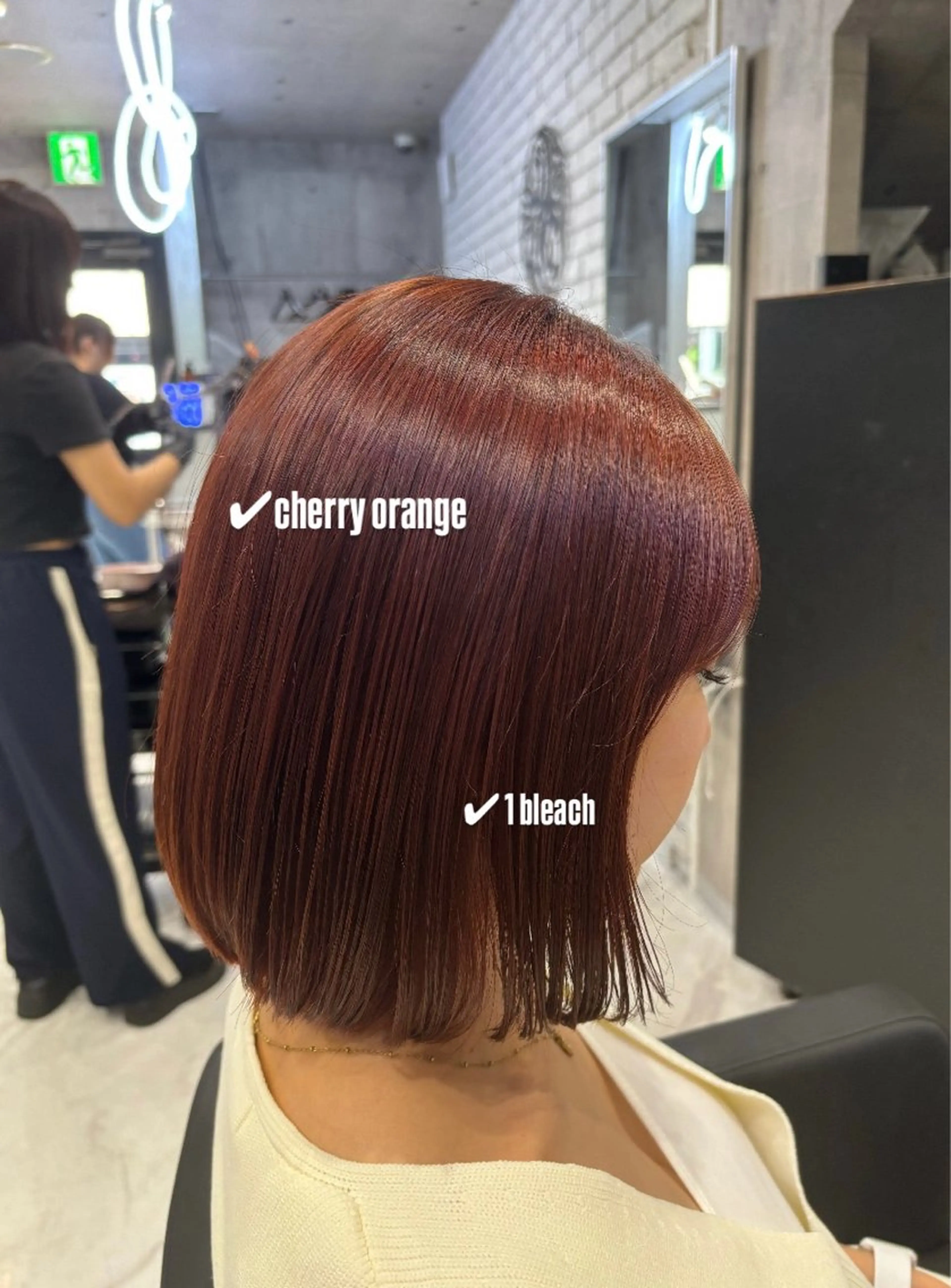 ショート カット ヘアカラー トリートメント ボブ／"質感再生"艶 カラー🫧sHOMaのヘアスタイル