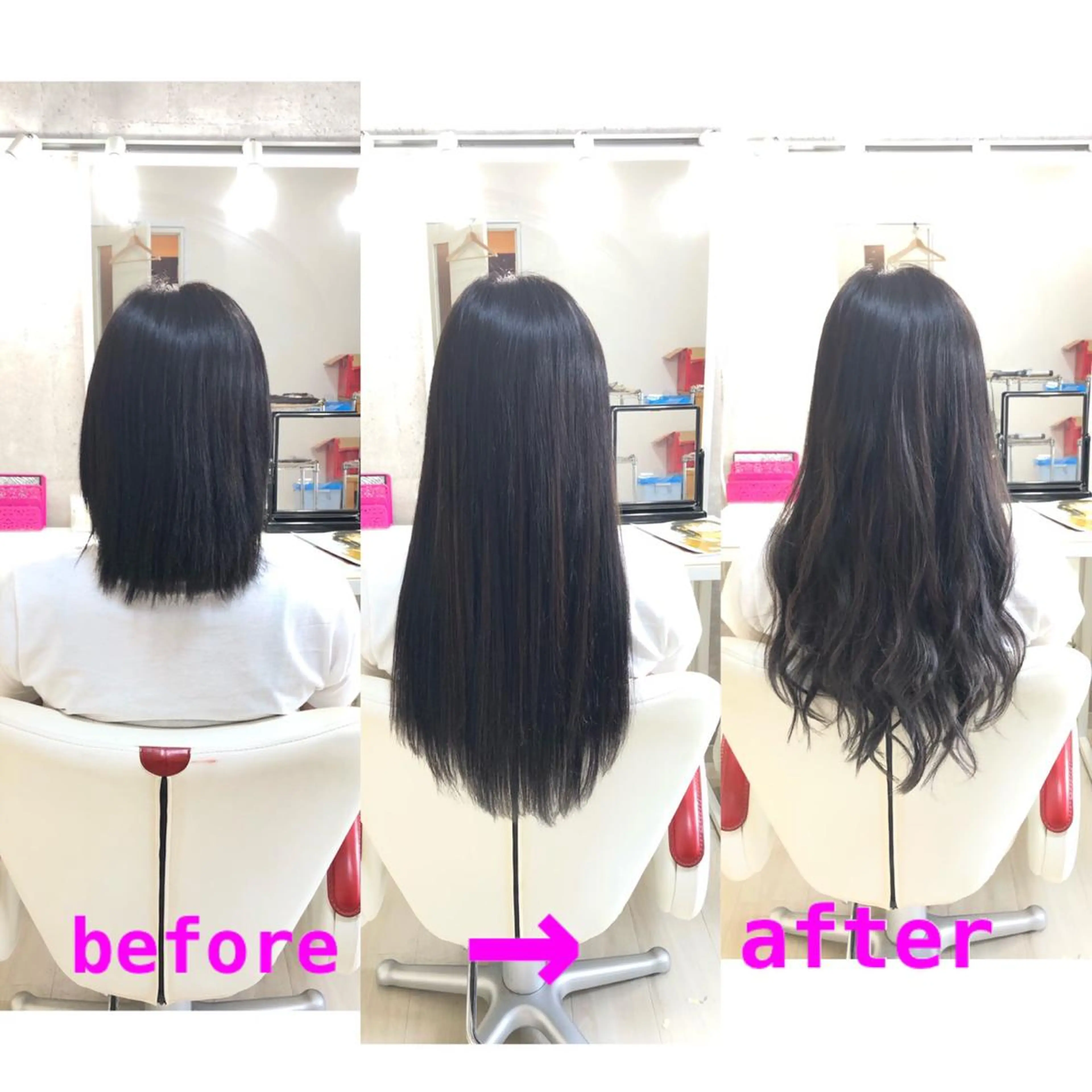 ロング エクステ ドレスアップ心斎橋店所属・🌸ドレスアップ 心斎橋店🌸のヘアスタイル