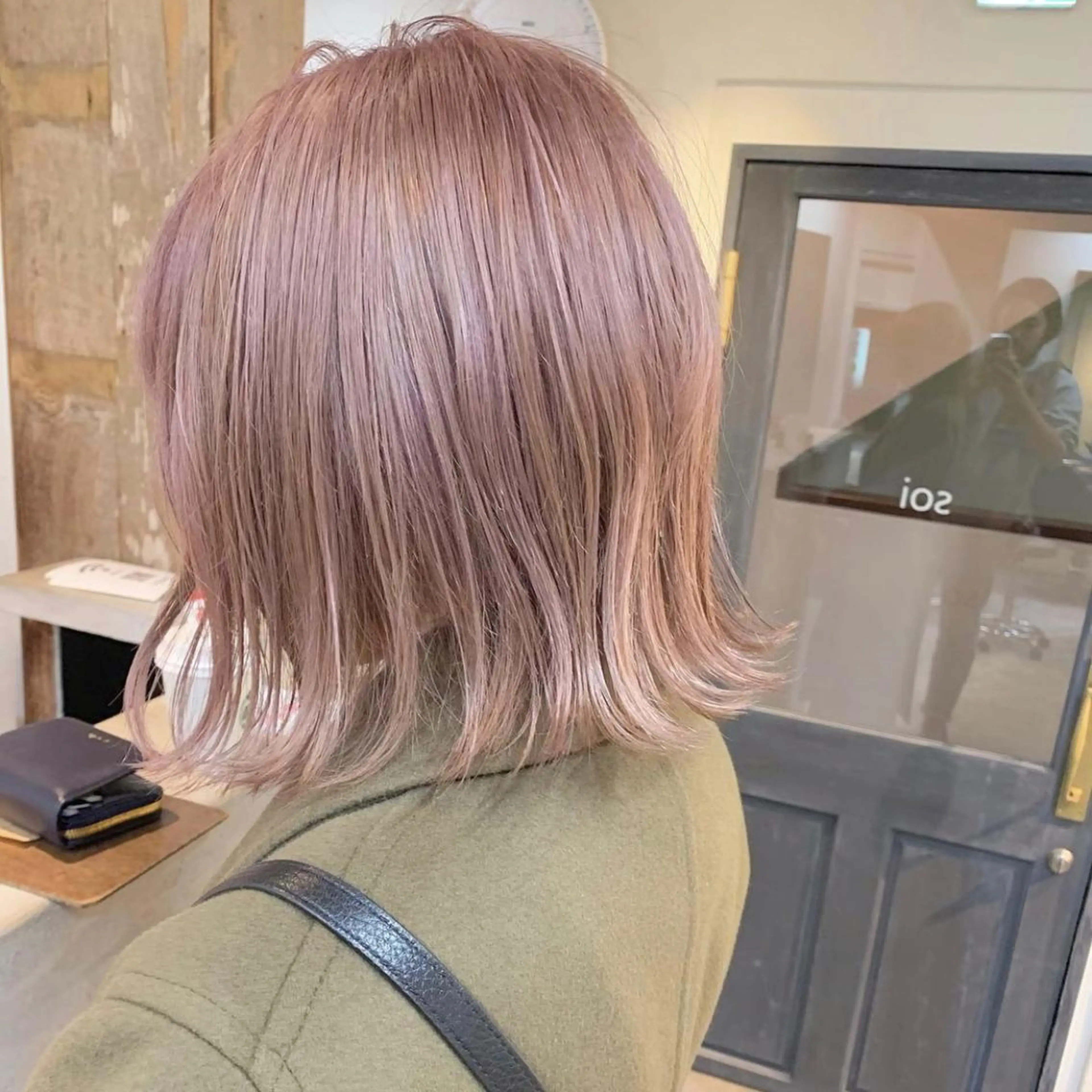 ミディアム カラー カット ヘアカラー トリートメント 下北沢 soiのヘアスタイル