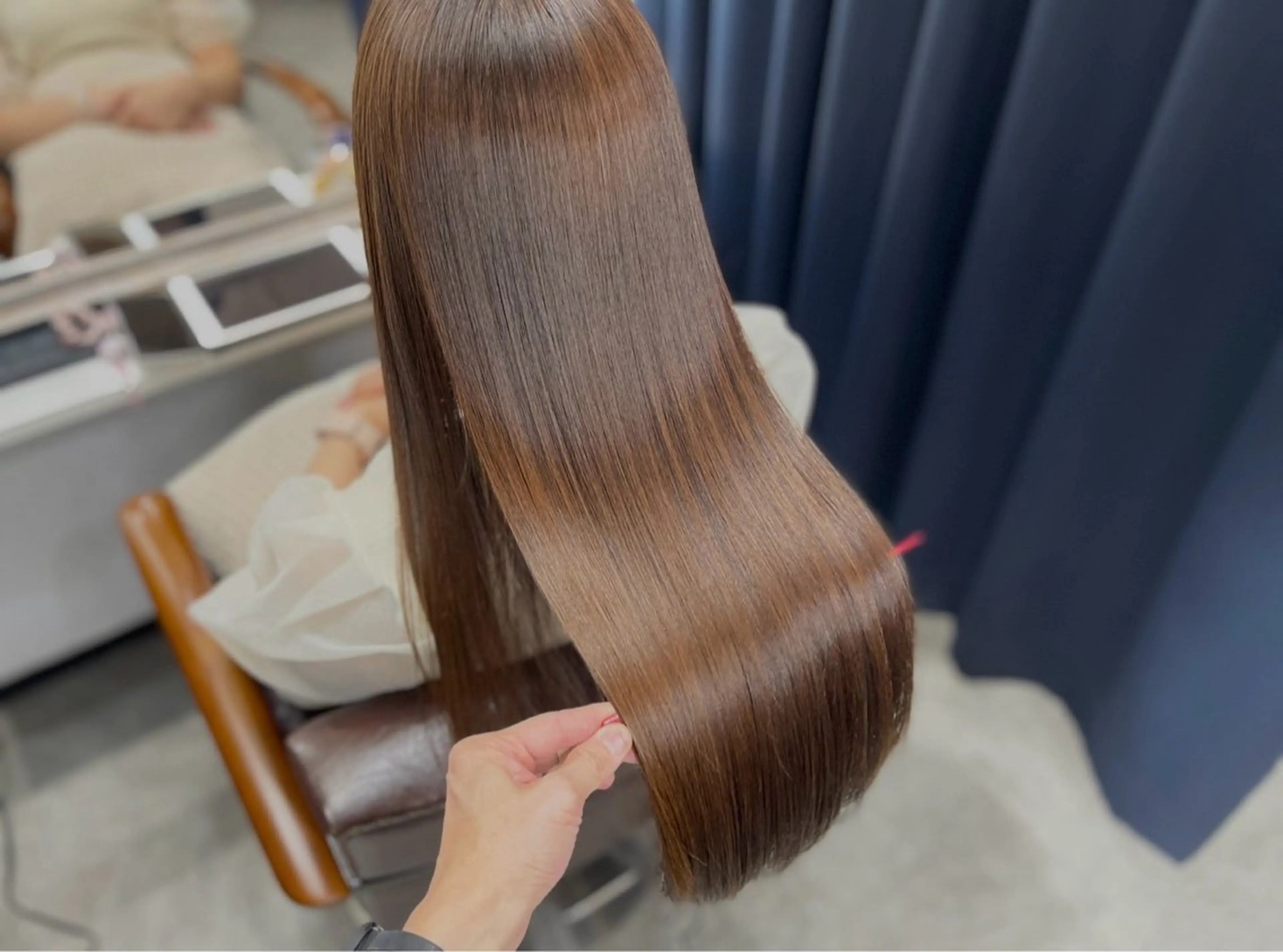 ［絹髪］髪質改善カラーエステ+トリートメント ¥16,500 → ¥3,300の写真