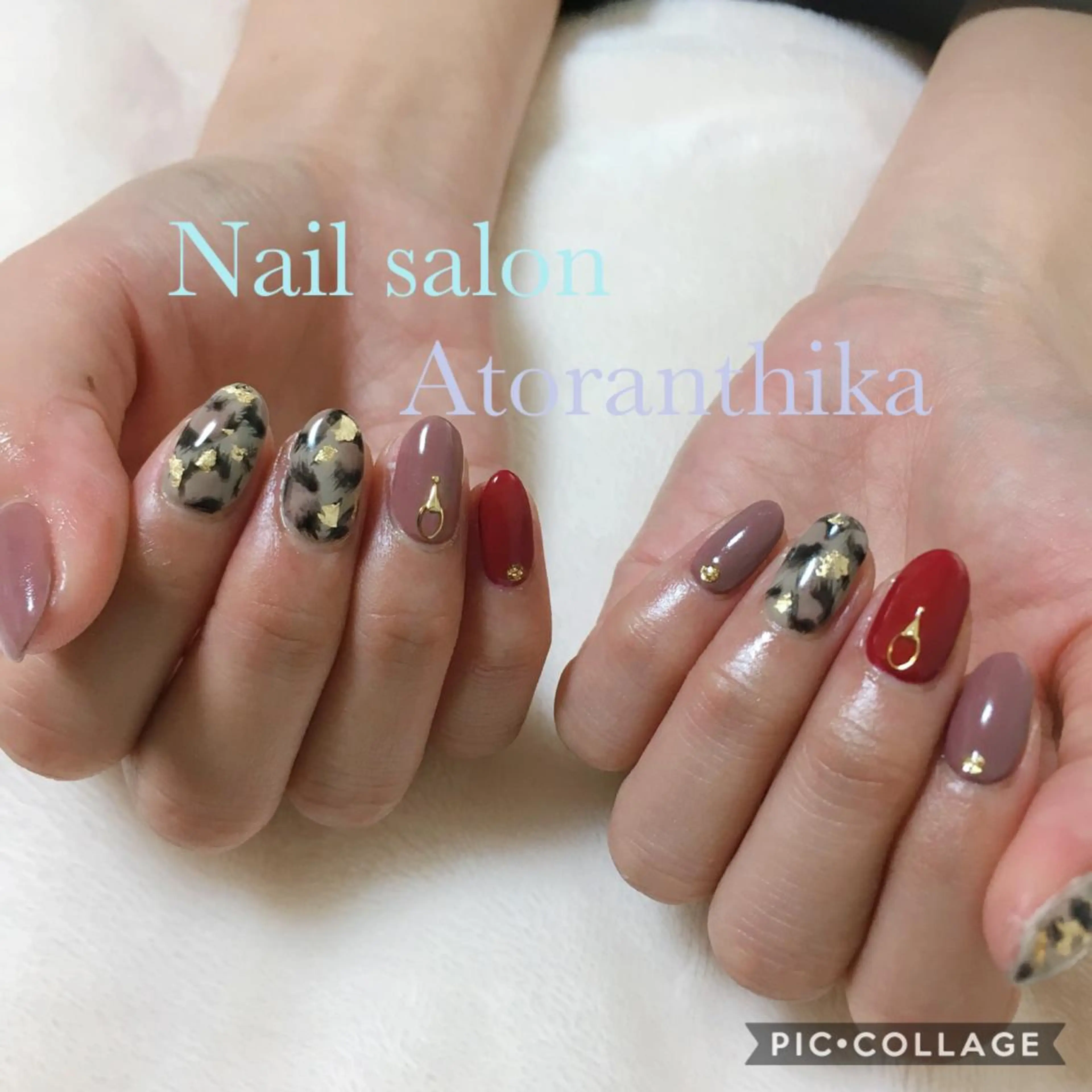 ネイル アニマル柄 ハンドネイル Nail salon Atlantica所属・Nail salon ✩ ｱﾄﾗﾝﾃｨｶのネイルデザイン