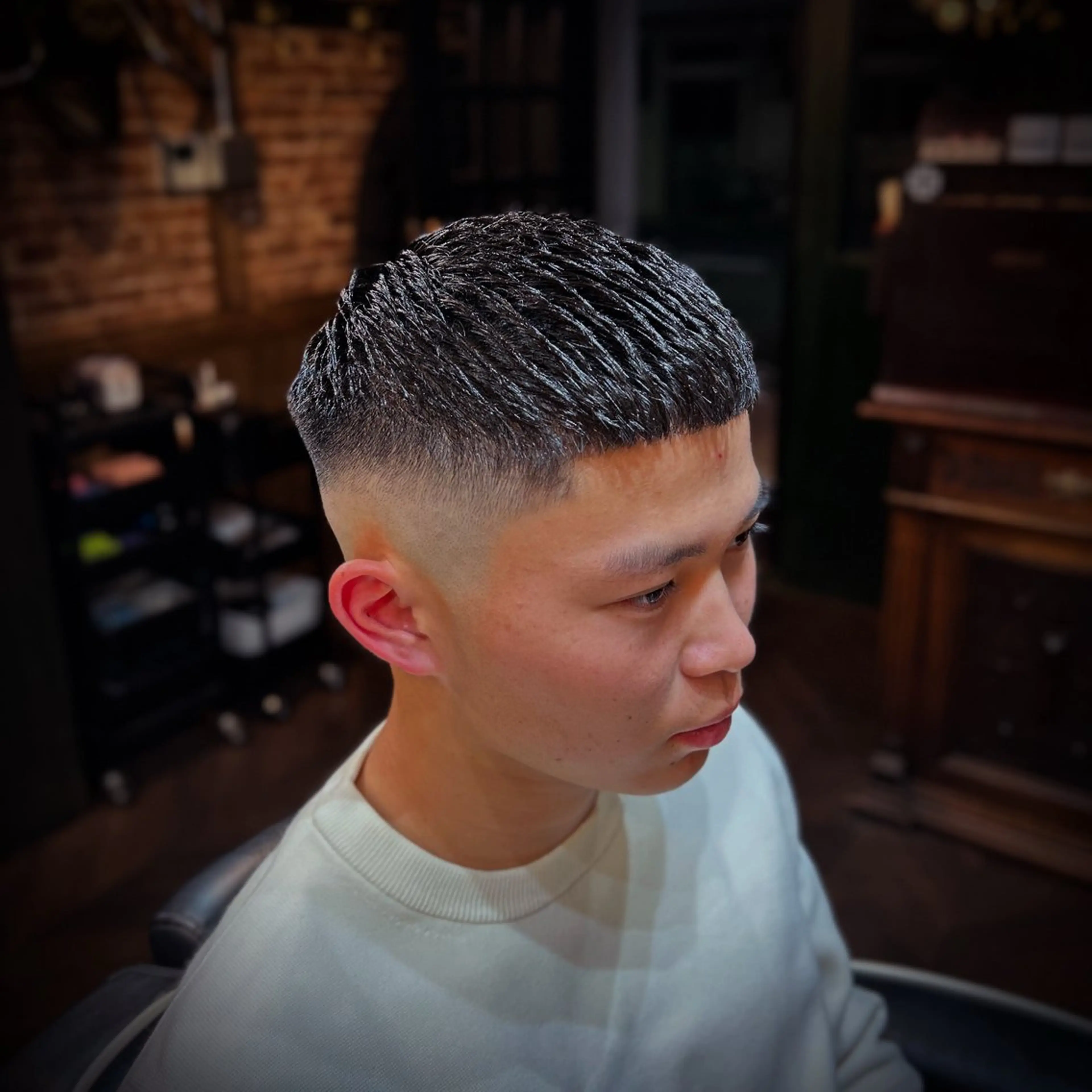 ショート メンズ フェードカット スキンフェード 刈り上げ BarberShop Un-fil所属・TAIGA -BARBERのヘアスタイル