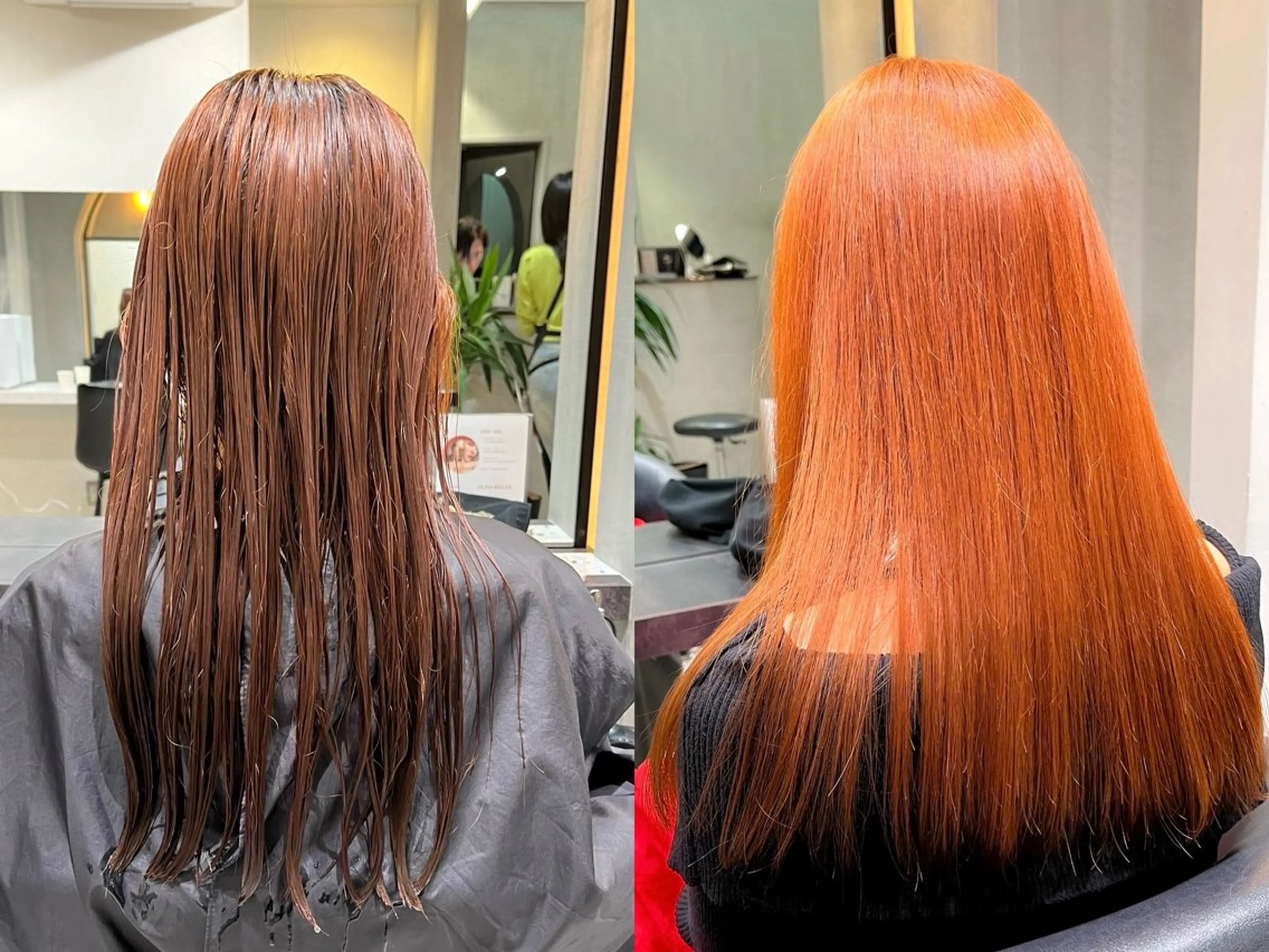 カット＋ダブルカラー＋髪質改善トリートメント🍊🌈の写真