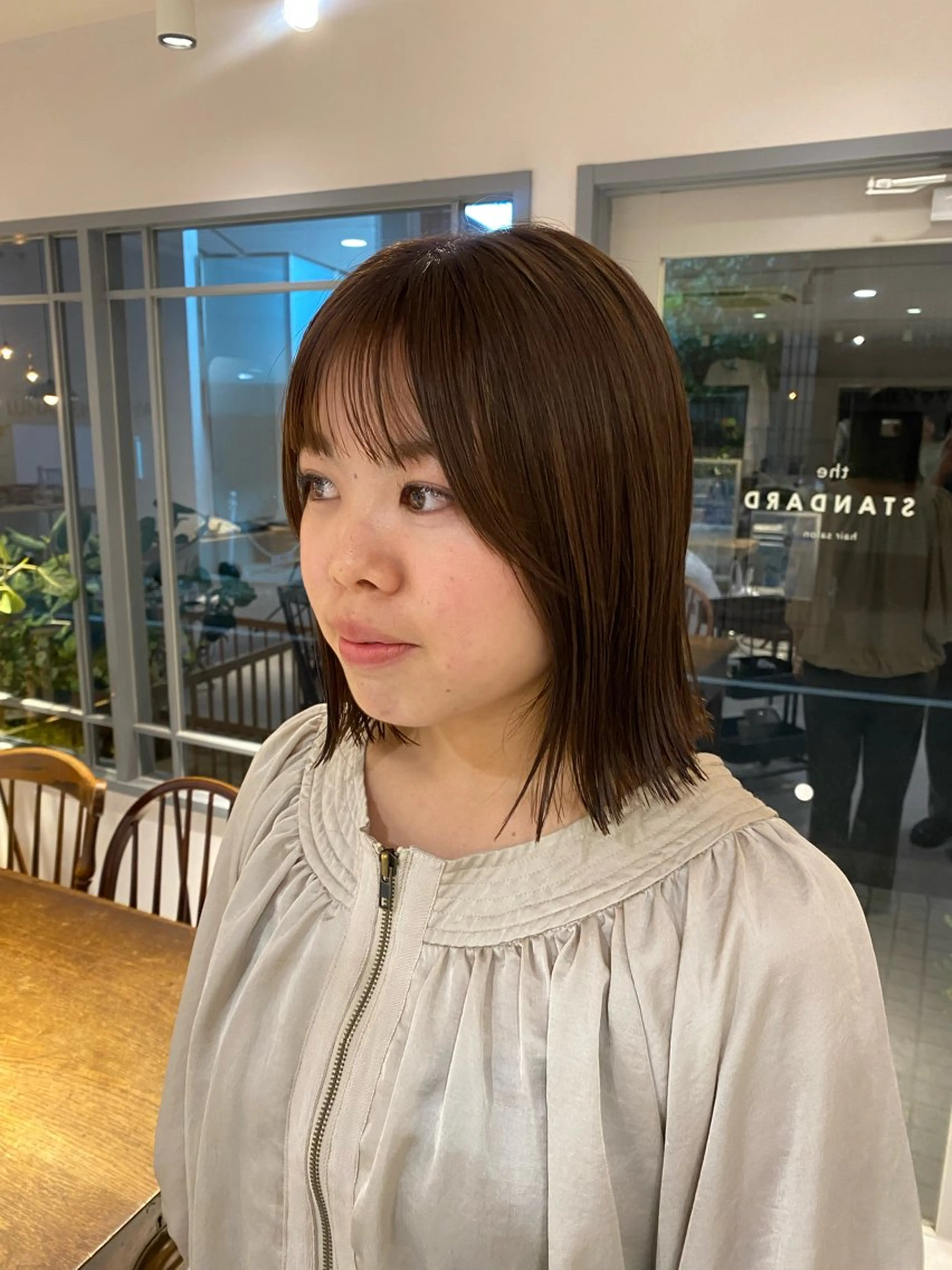 ミディアム カラー カット ヘアカラー ‎🤍透明感カラー 【仙川】セリナ‎🤍のヘアスタイル