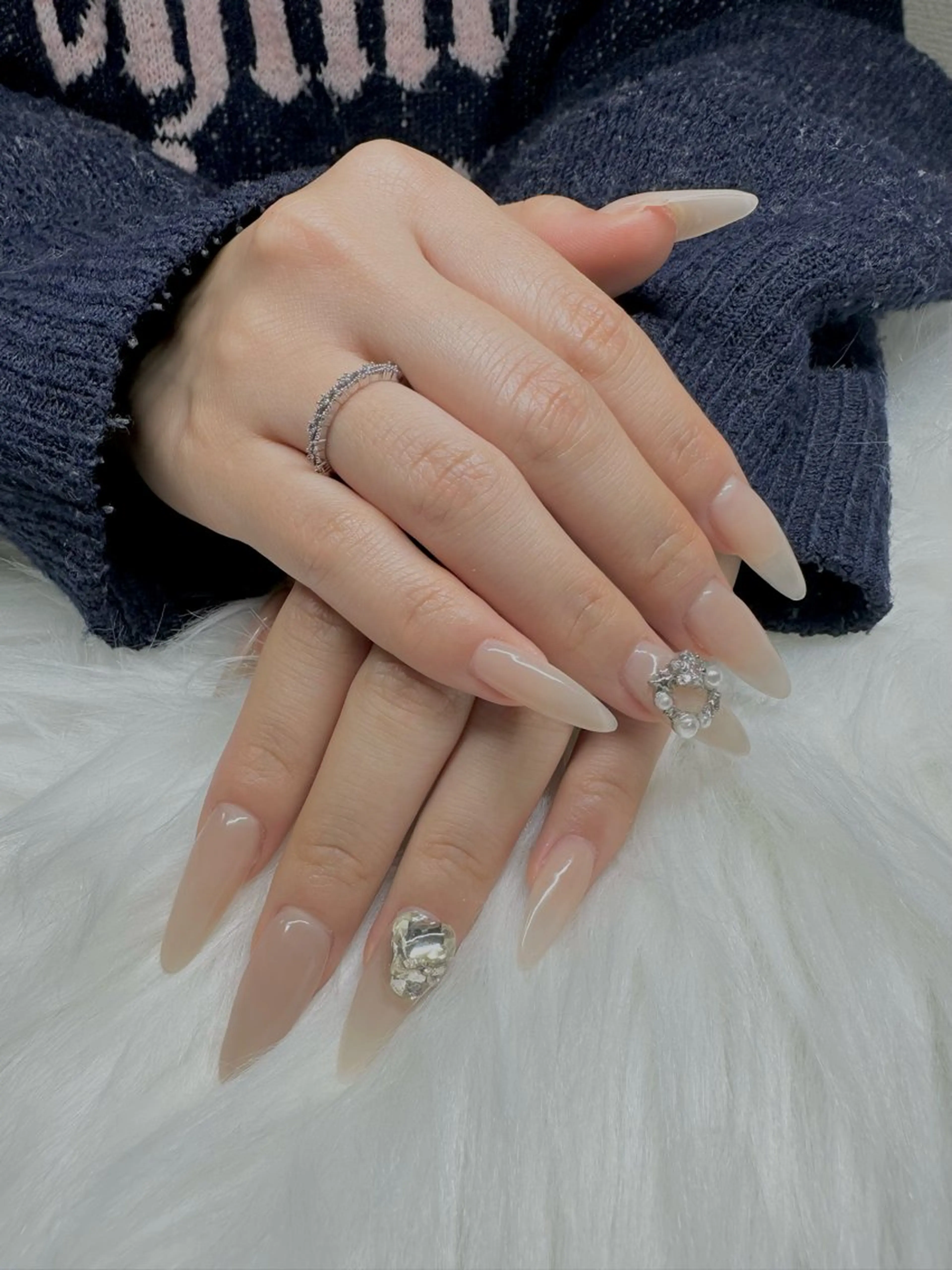 ネイル 韓国ネイル 持ち込み ハンドネイル EMI ANA.CHUOのネイルデザイン