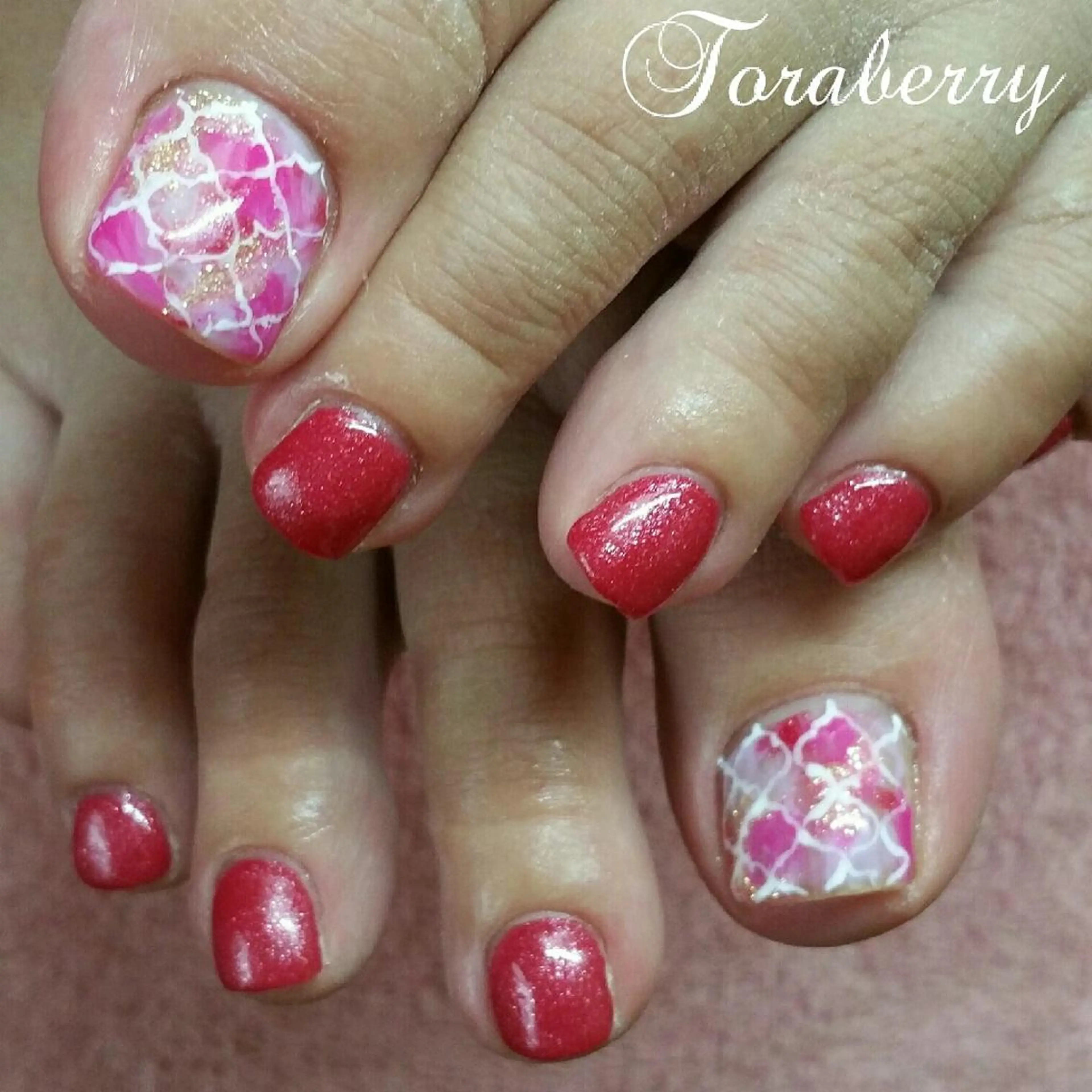 ネイル フットネイル シンプルネイル ネイリスト なつみのネイルデザイン