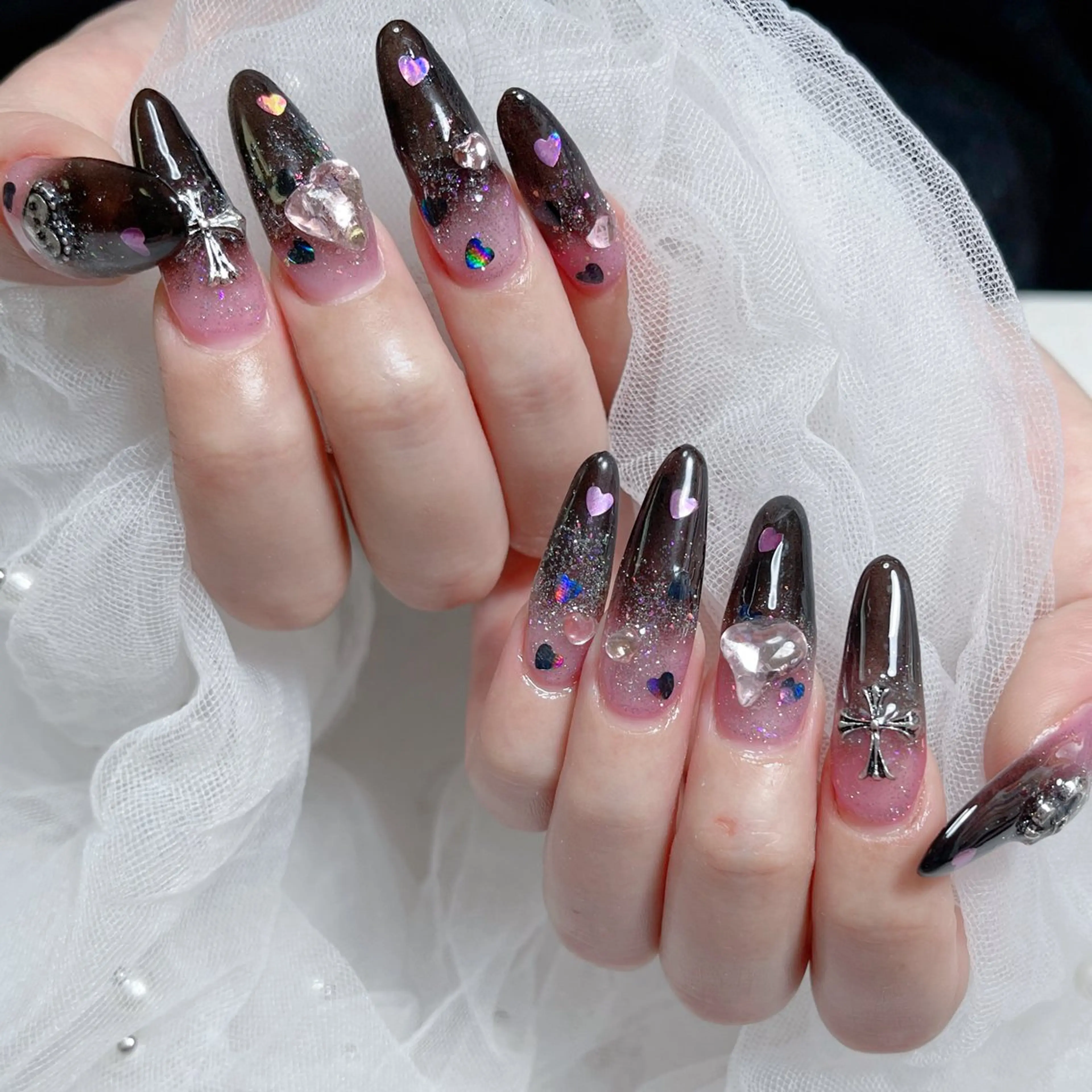 ネイル ハンドネイル 🎀ネイルサロン エクラYUI🎀のネイルデザイン