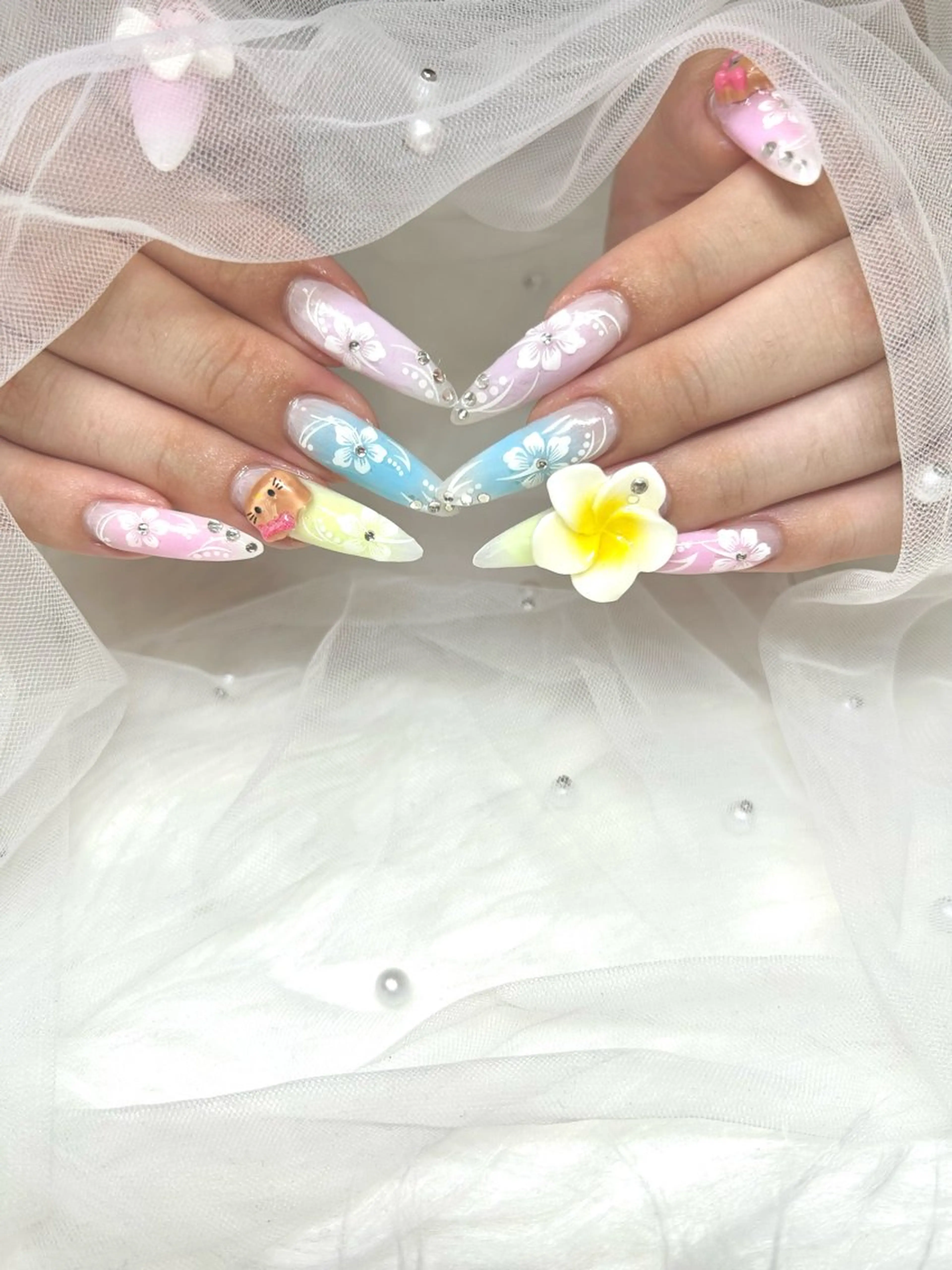 No.1🩷ྀིMenu🎀持ち込み画像やり放題(長さ出し➕パーツ付け放題)他店オフなしの写真