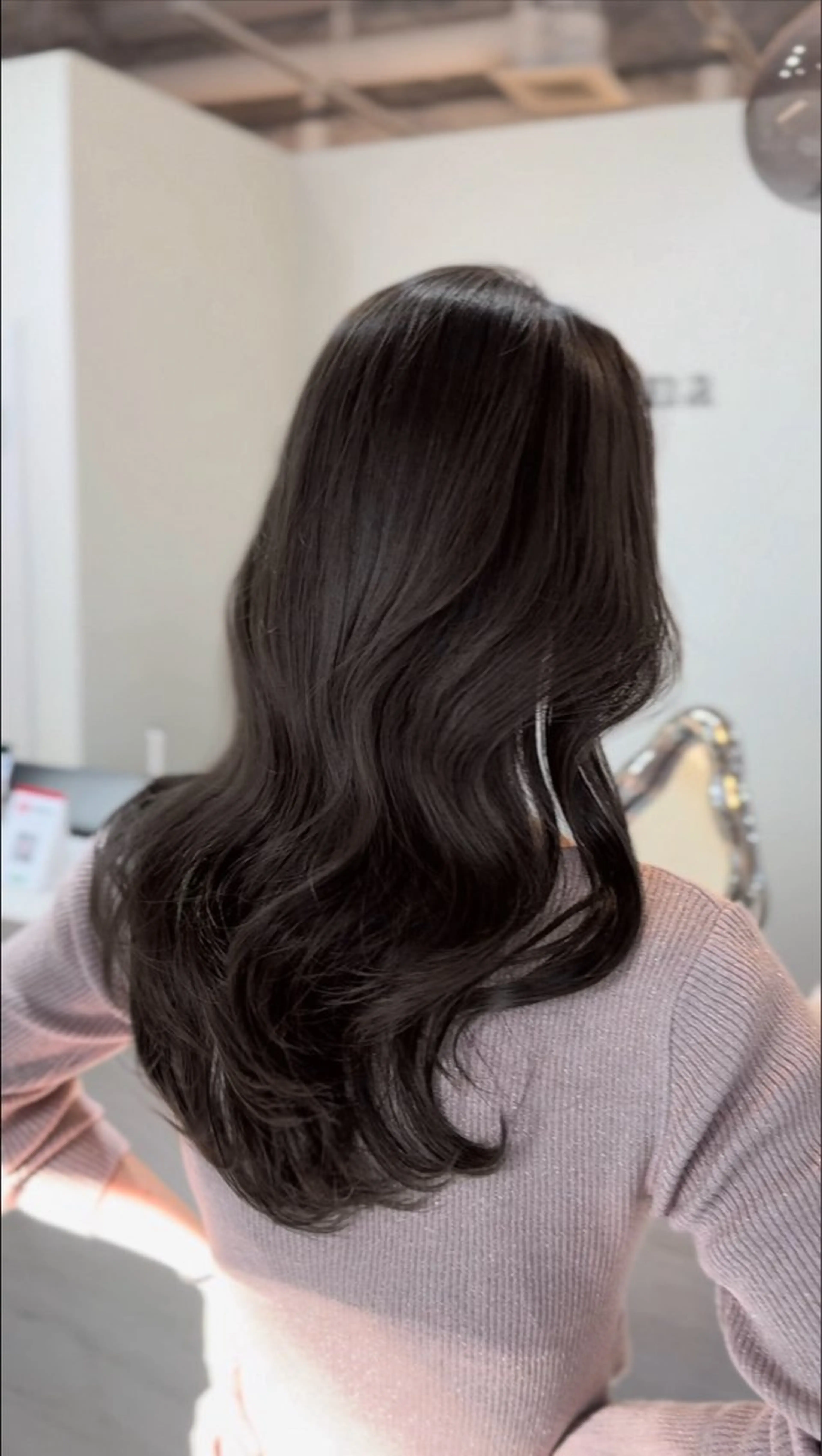 ロング ヘアカラー トリートメント 韓国ヘア🩶侑矢 艶髪透明感/福岡のヘアスタイル