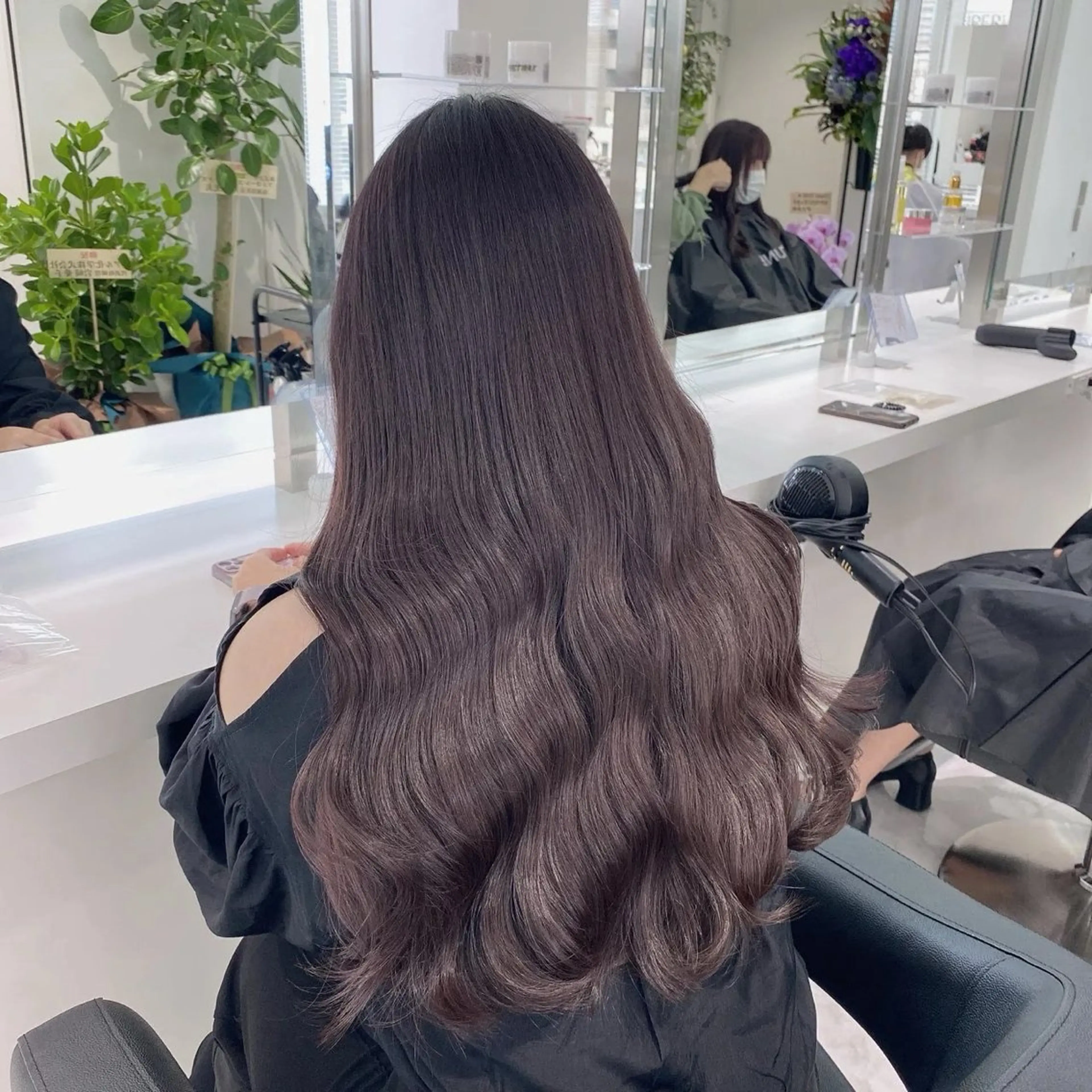 ロング カラー ヘアアレンジ ヘアカラー トリートメント レイヤー/艶ベージュ /🎀Saki🎀のヘアスタイル