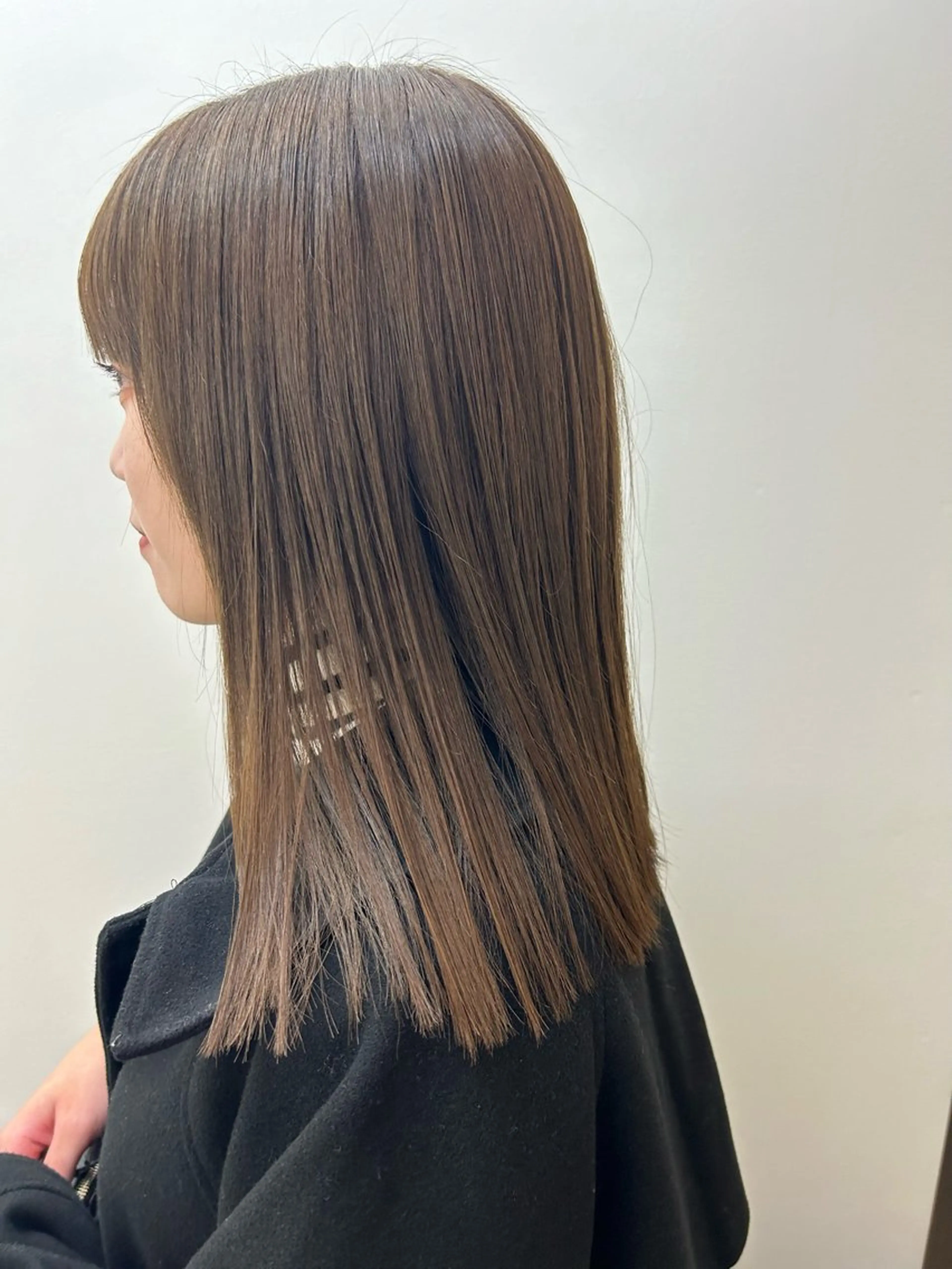 セミロング IRESU札幌駅前店所属・理寛寺 さきののヘアスタイル