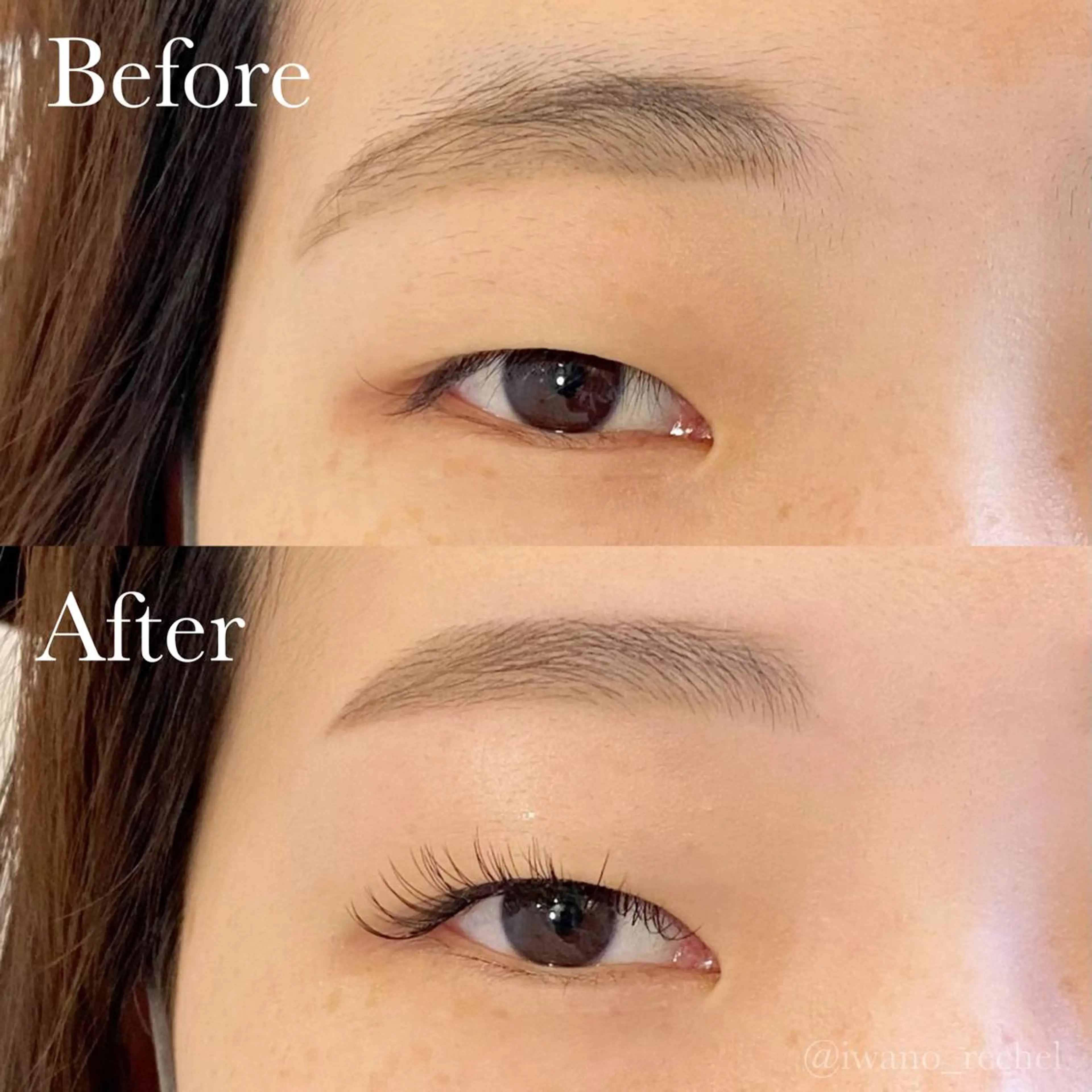 マツエク・マツパ アイブロウ ジャパンアイリストカレッジ天王寺校所属・岩野 夢加のマツエク・マツパデザイン